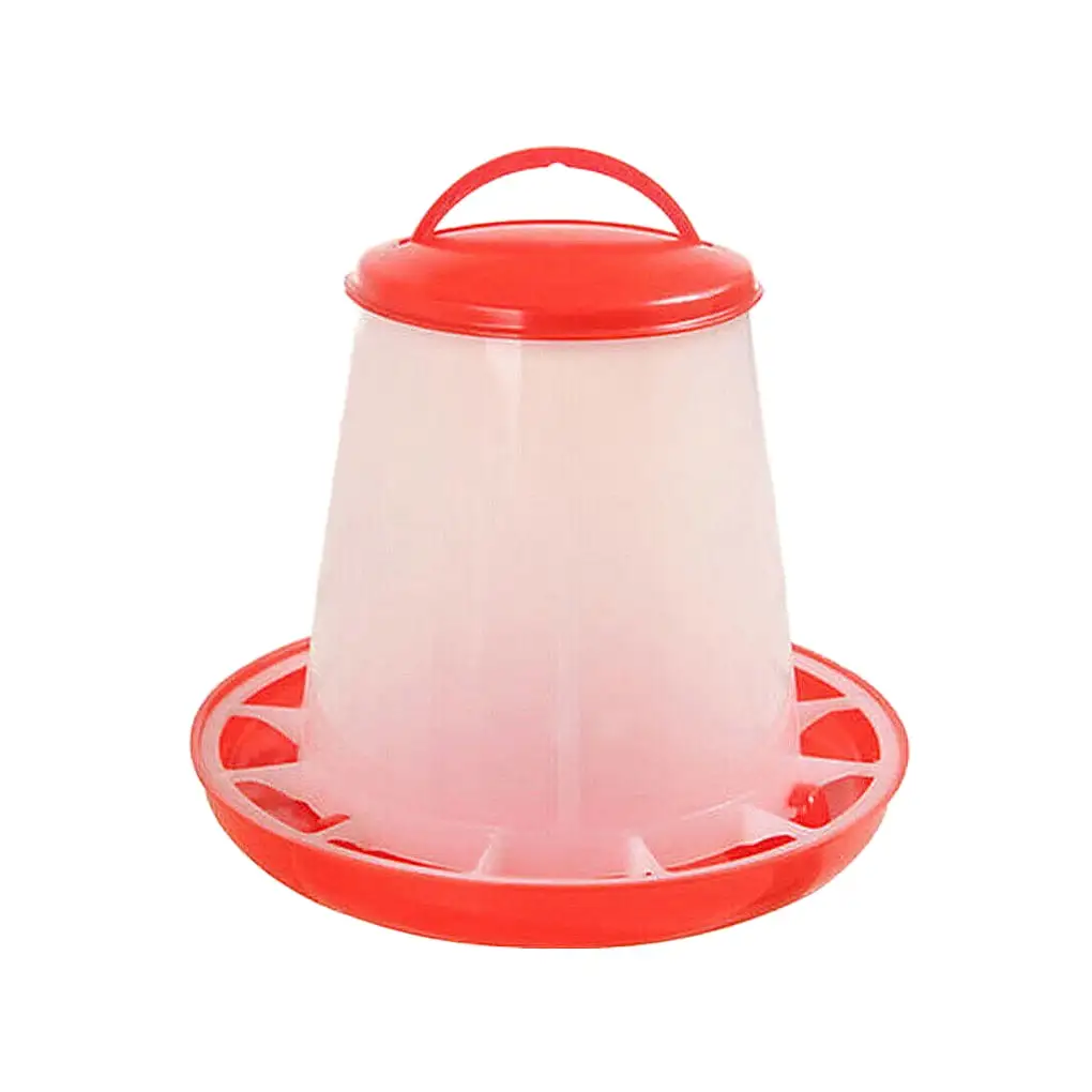 PetEquip Chicken Food Feeder Home Garden Farm Chick Hen Poultry Drinker Water Bucket 1.5L Water Dispenser