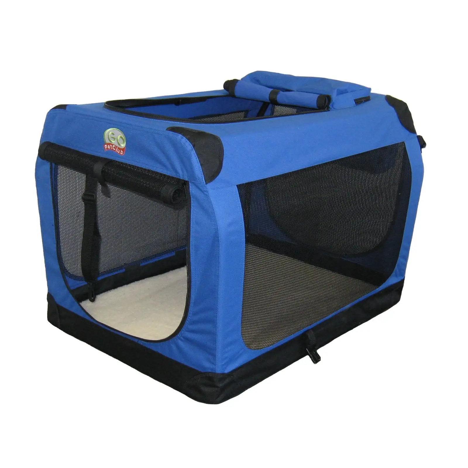 Go Pet Club Soft Pet Crate - Blue