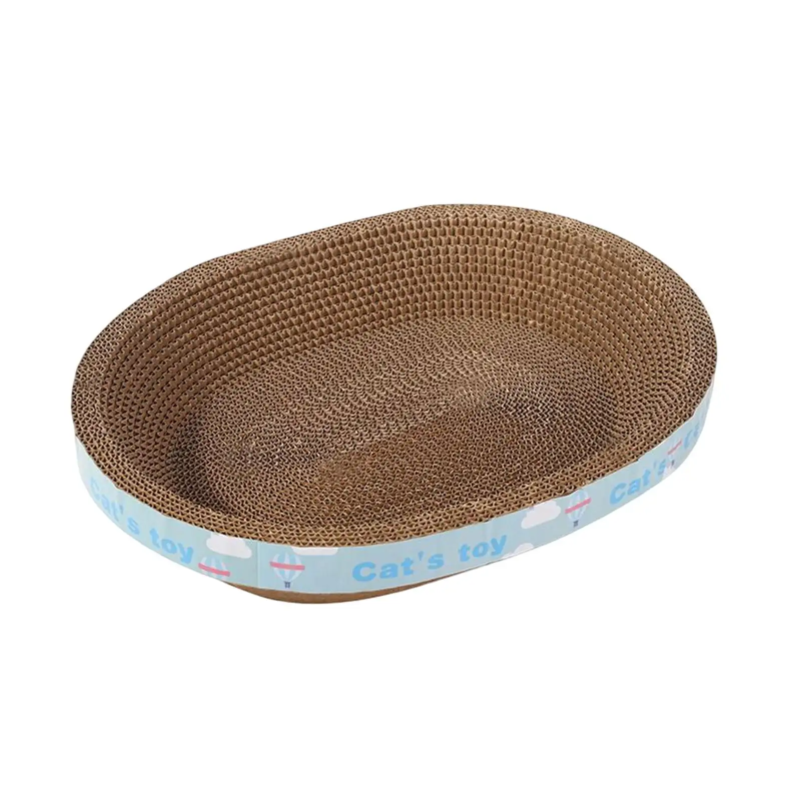 Cardboard cat scratcher. scratching lounge. bed. home. sofa. recycled cardboard. 45cmx34cmx9cm