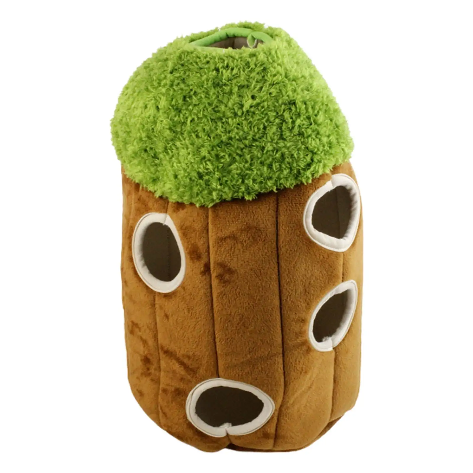 Plush Dog Toy Hide And Seek Activity for Dogs Burrow Interactive Puppy Squeak Puzzle Toys Stuffed Woodland Animals