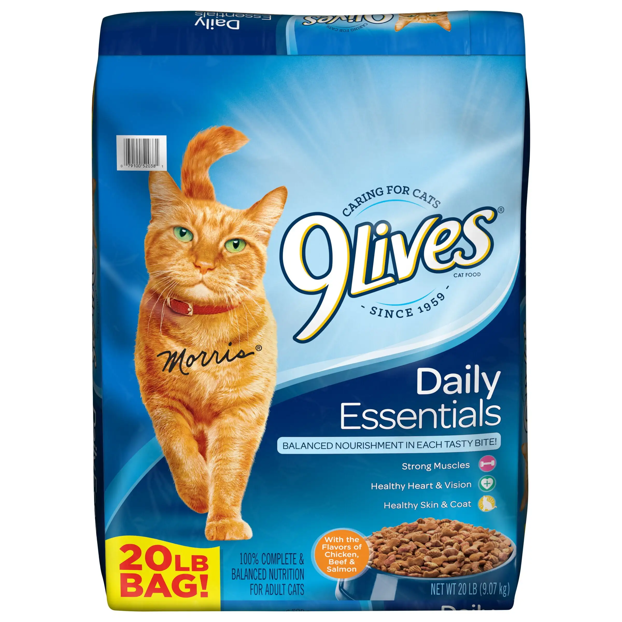 9Lives Daily Essentials Dry Cat Food. 20-Pound Bag