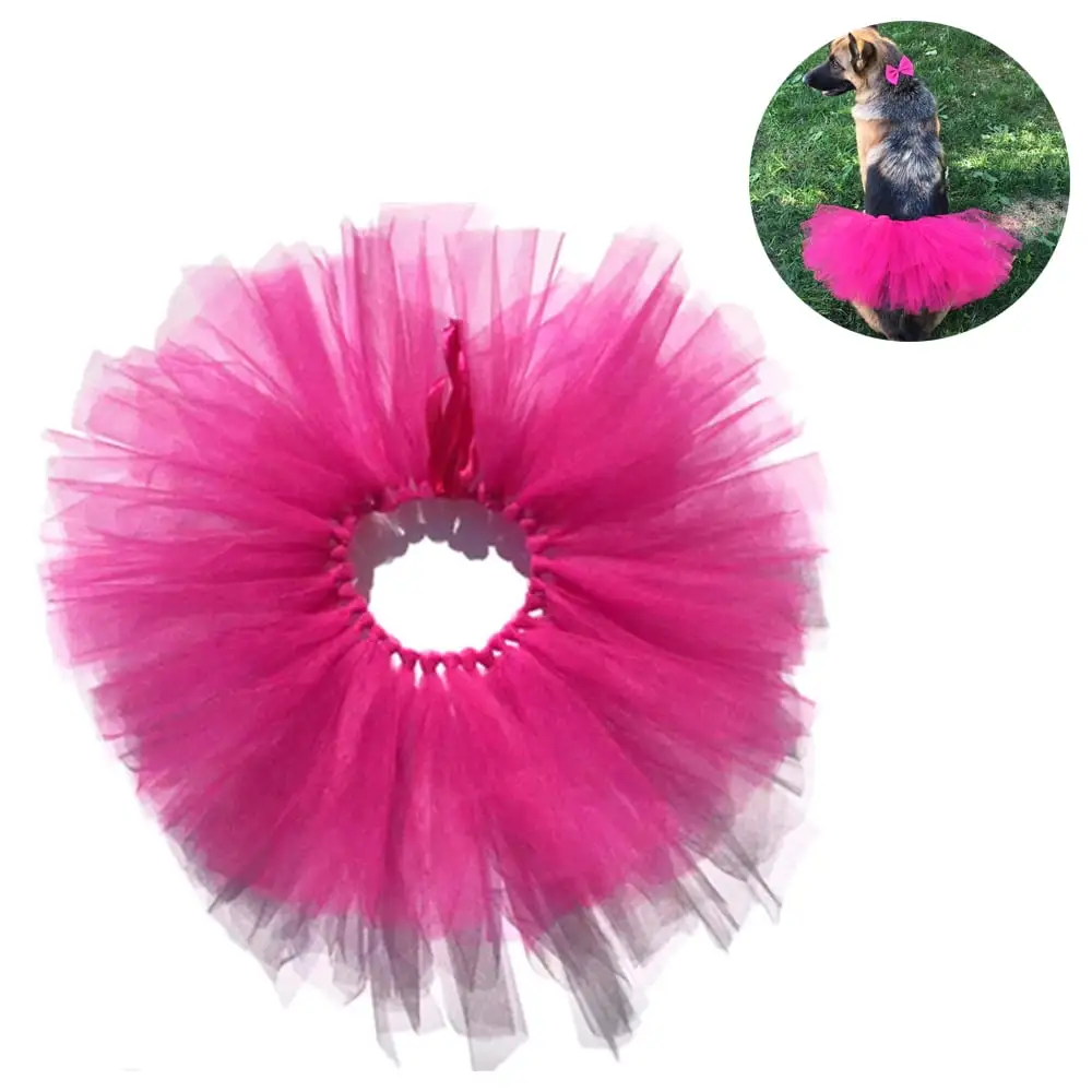 Heldig Pet Dog Cat Costume Tutu Outfit Animal Party Tulle Skirt ClothingB