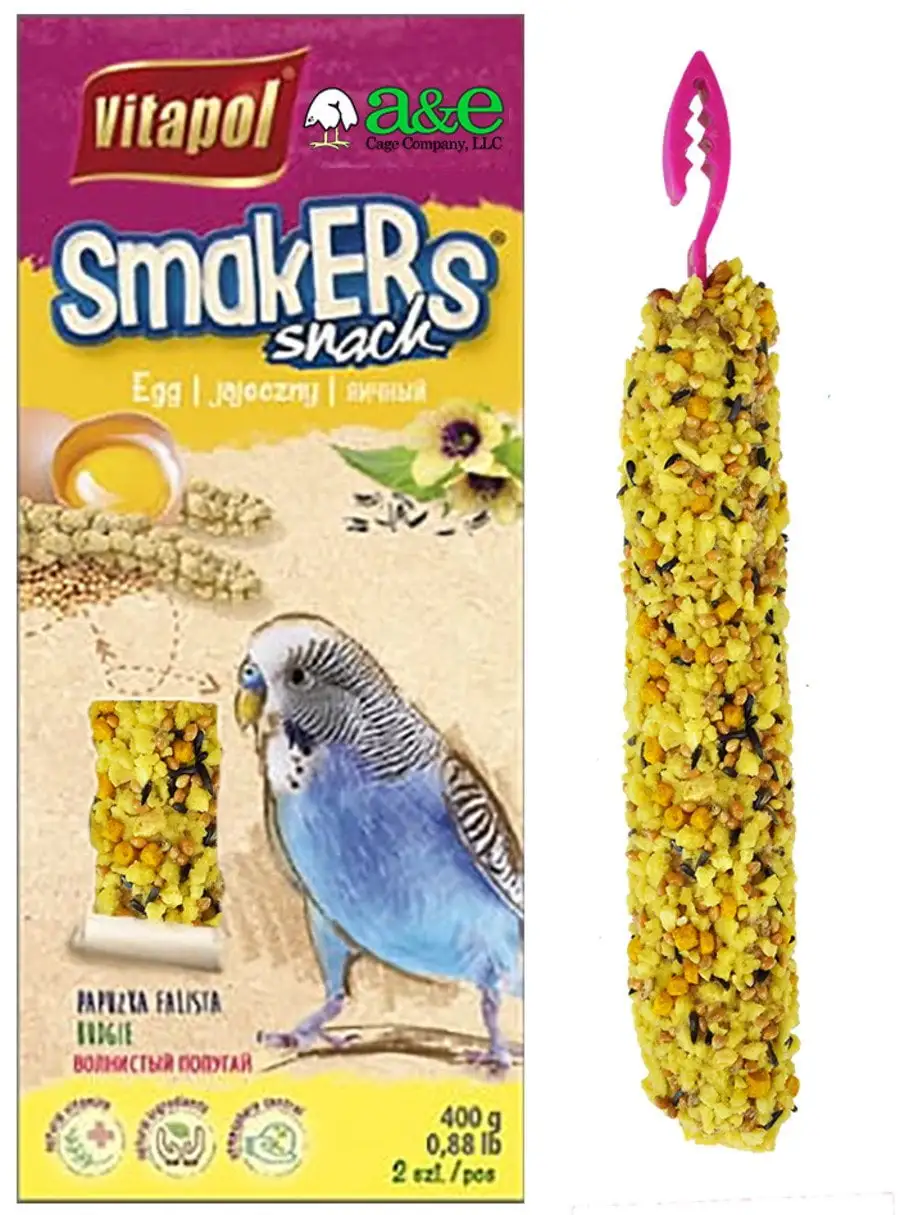 AE Cage Company Smakers Parakeet Egg Treat Sticks