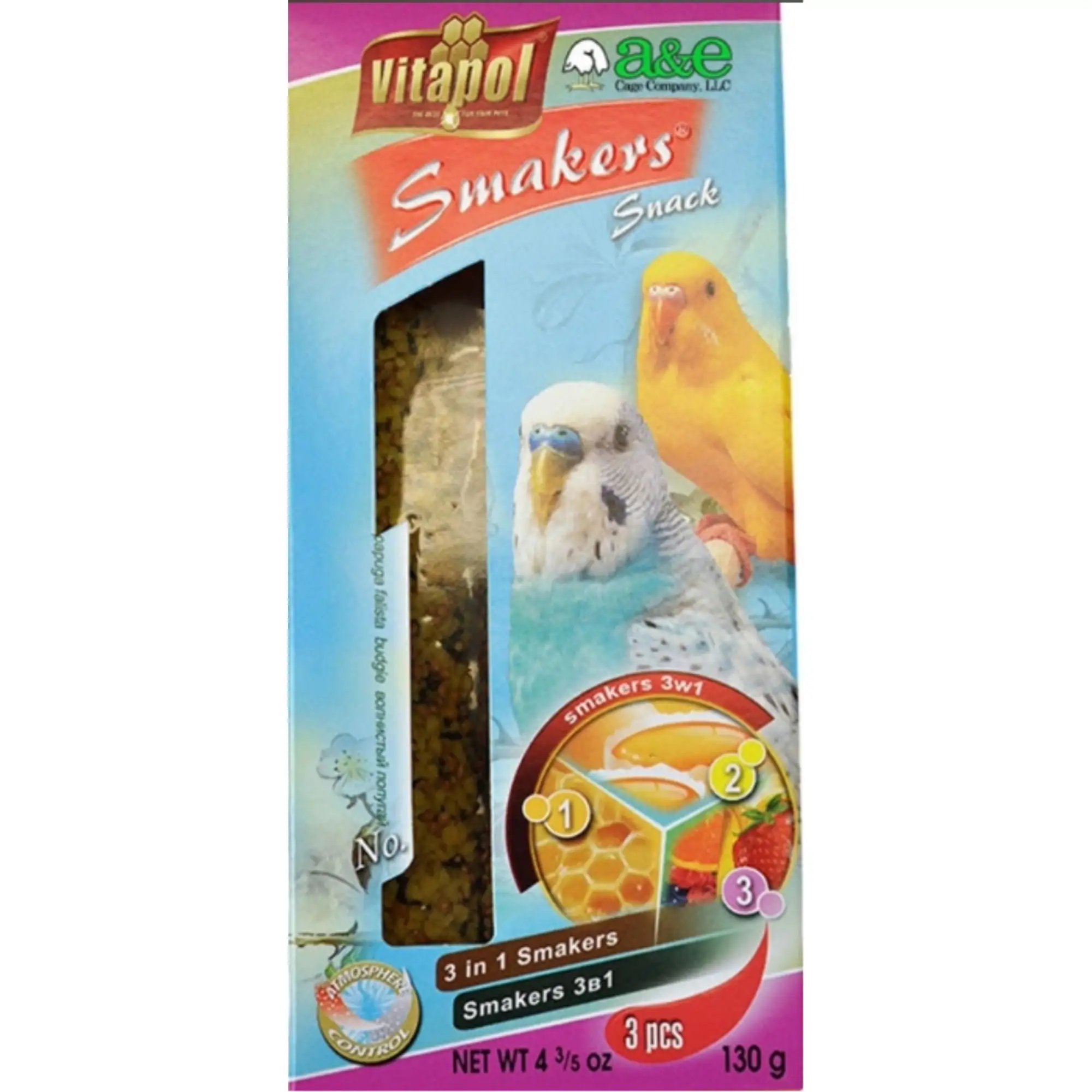 AE Cage Company Smakers Parakeet Variety Treat Sticks