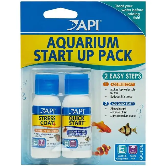 API Aquarium Start Up Pack Stress Coat and Quick Start