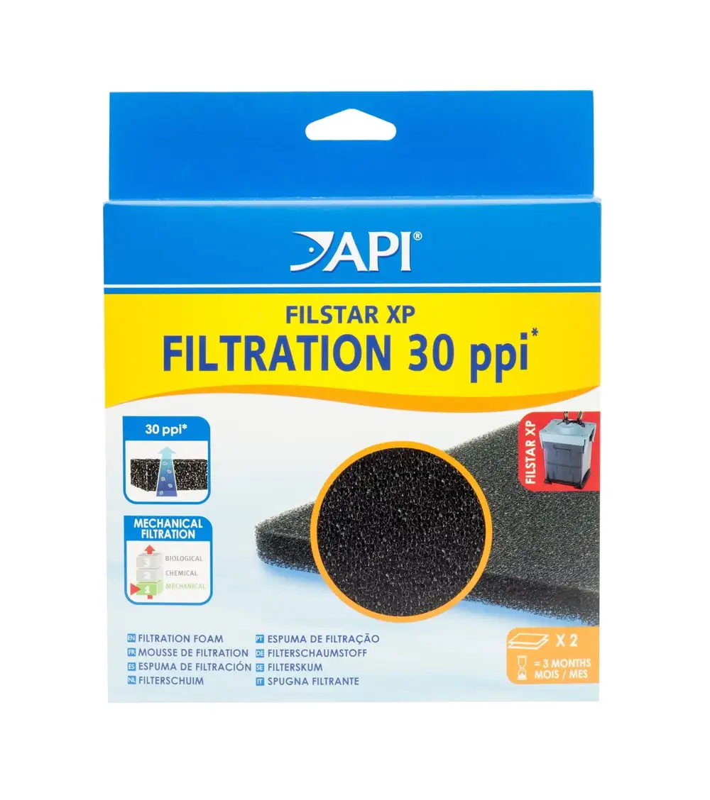 API Filstar Filtration Foam. Aquarium Canister Filter Filtration Pads. 2-Count