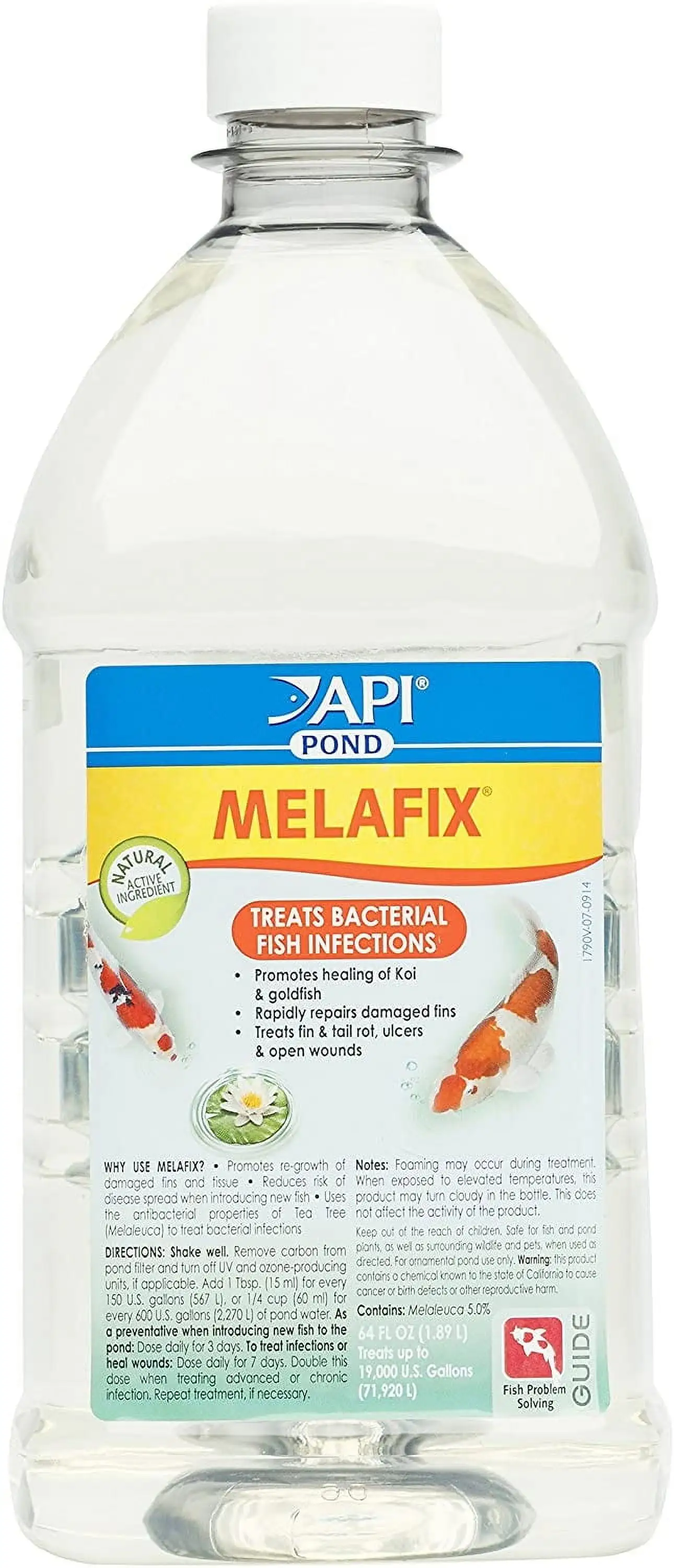 API Pond Melafix Treats Bacterial Infections for Koi and Goldfish