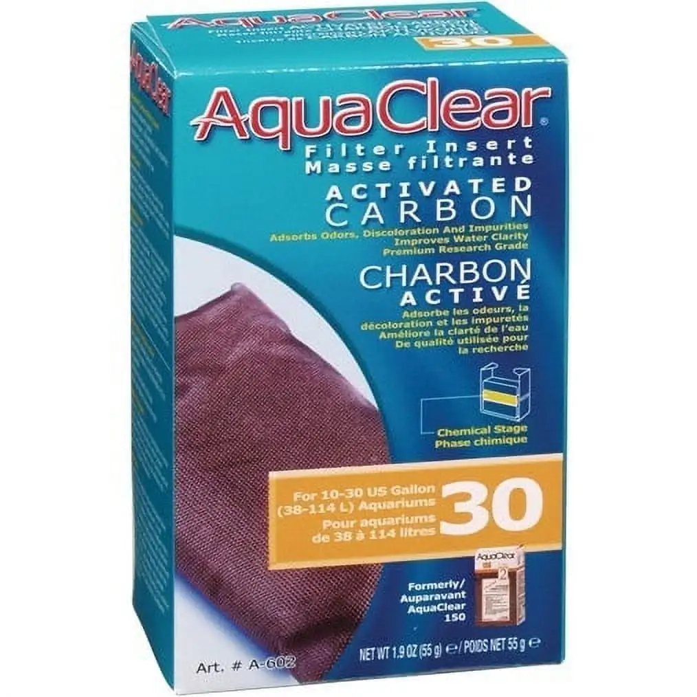 Activated Carbon Filter Insert for AquaClear 30/150 - 1 pk