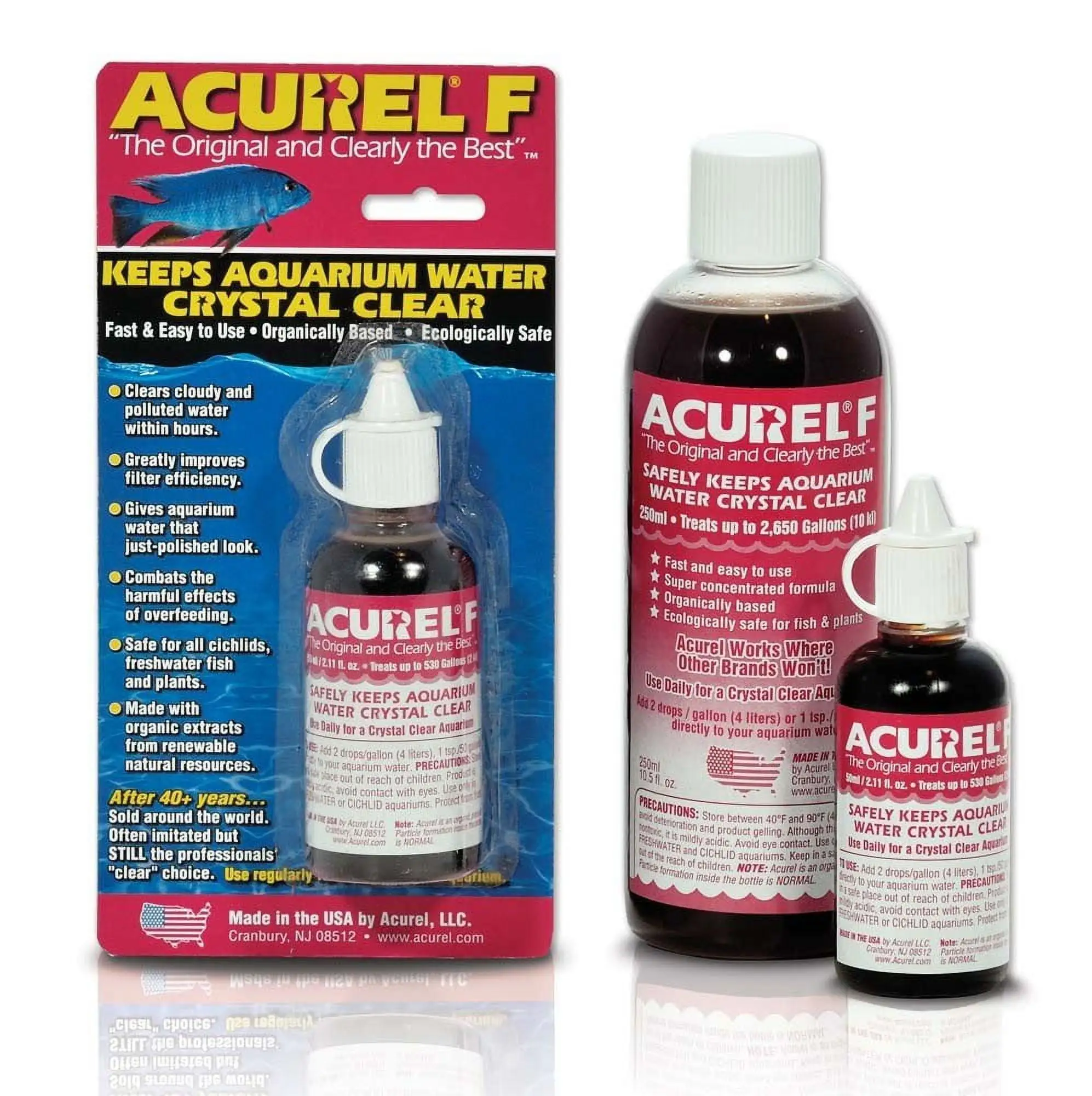 Acurel F Keeps Aquarium Water Crystal Clear