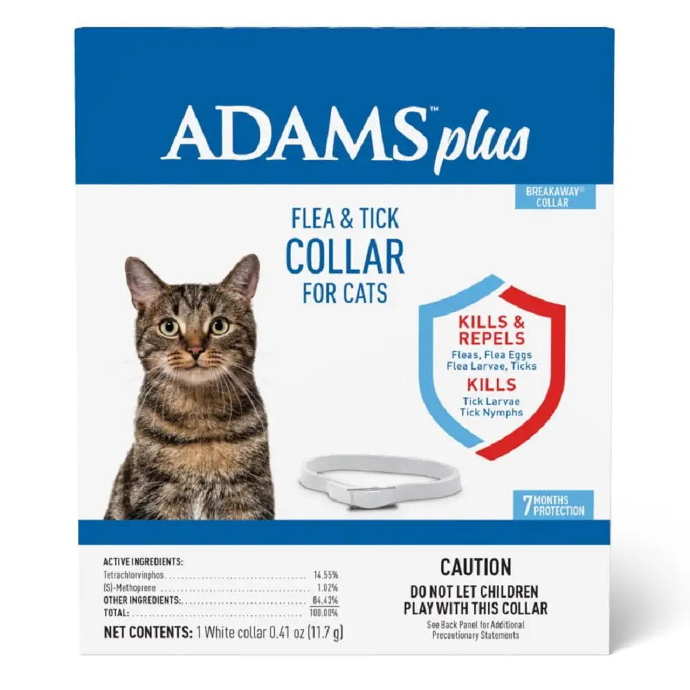 Adams Plus Breakaway Flea & Tick Collar for Cats & Kittens