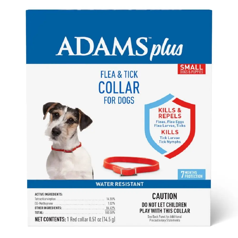 Adams Plus Flea Tick Collar for Small Dogs Puppies