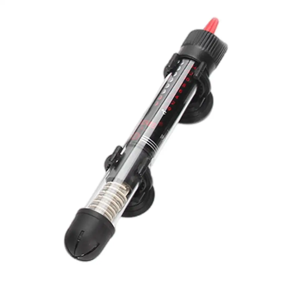 Adjustable Aquarium Heater 50W//200W/300W with Temperature for 16-99 gallons Turtle Tanks Tank Heating Rod. 50W Black