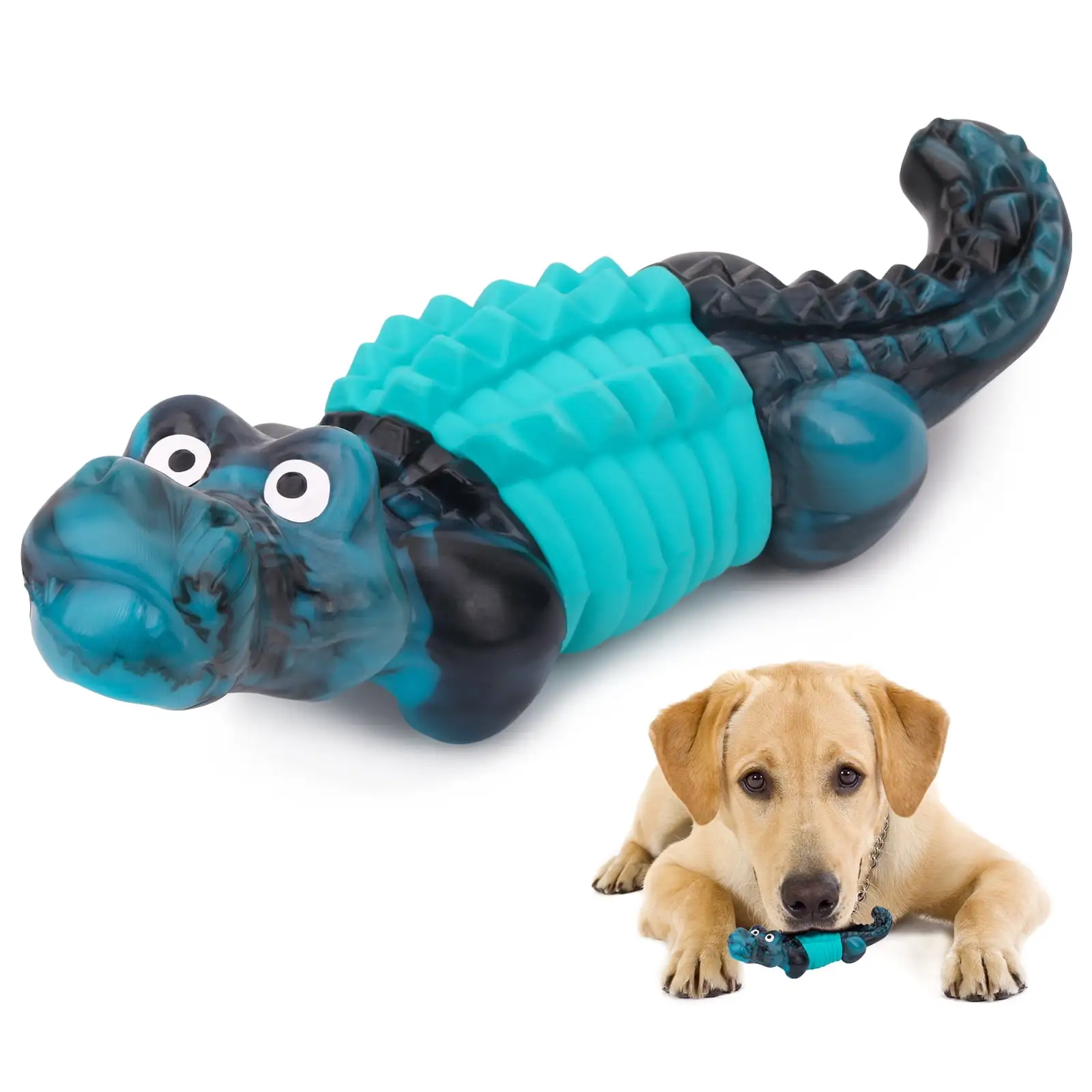 Aelflane Dog Toys for Aggressive Chewers.Indestructible Dog Toys.Durable/Tough Dog Chewing Toys for Large Breed.Blue