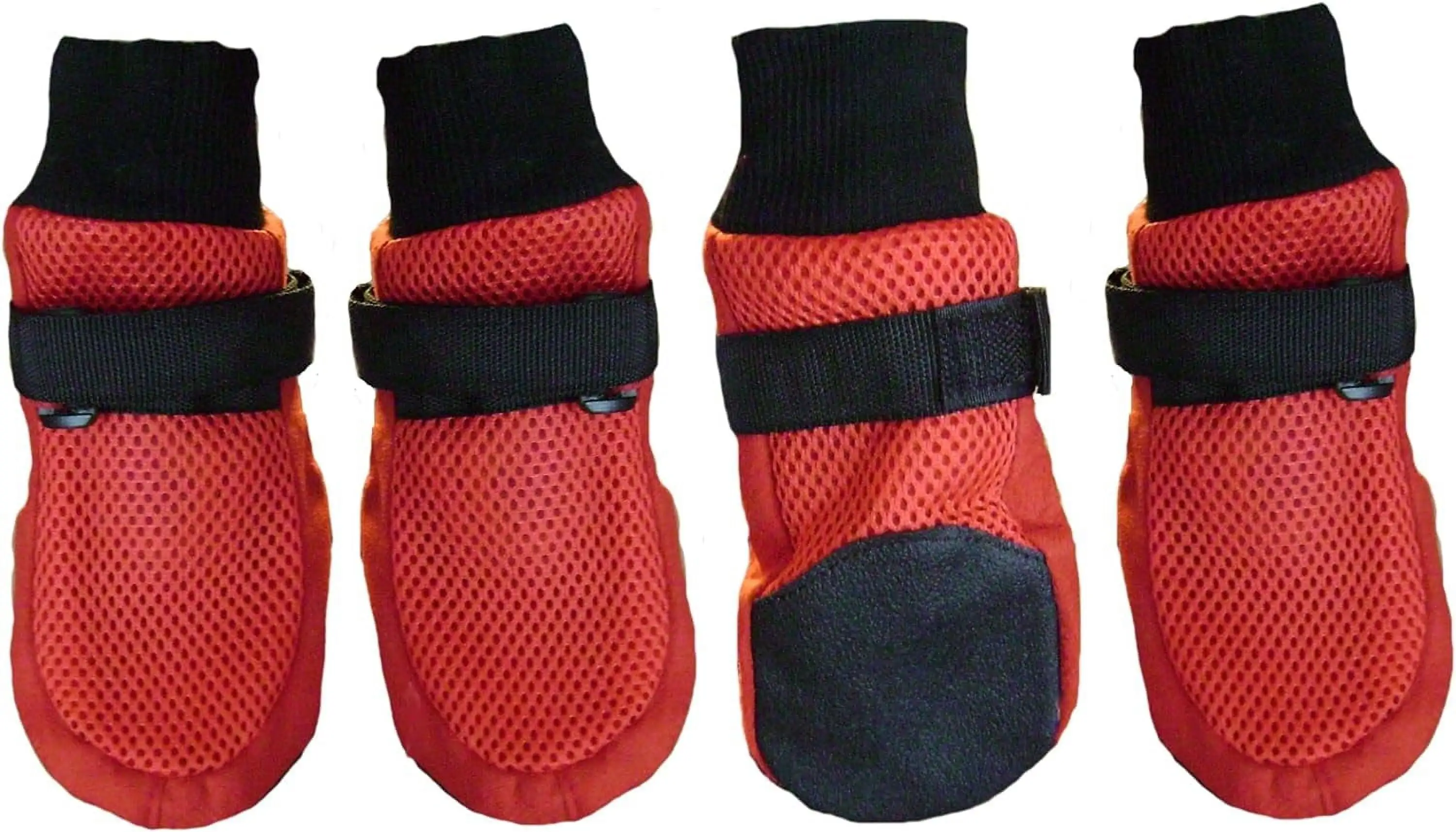 Alldogboots Meshies Non Slip Dog Boots | Hot Pavement. Summer. Breathable. Indoor. Pets (Large: 3 1/2 Length)