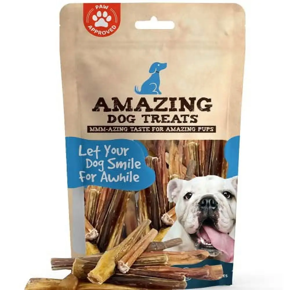 Amazing Dog Treats - 4-6 Variety Size Bully Sticks