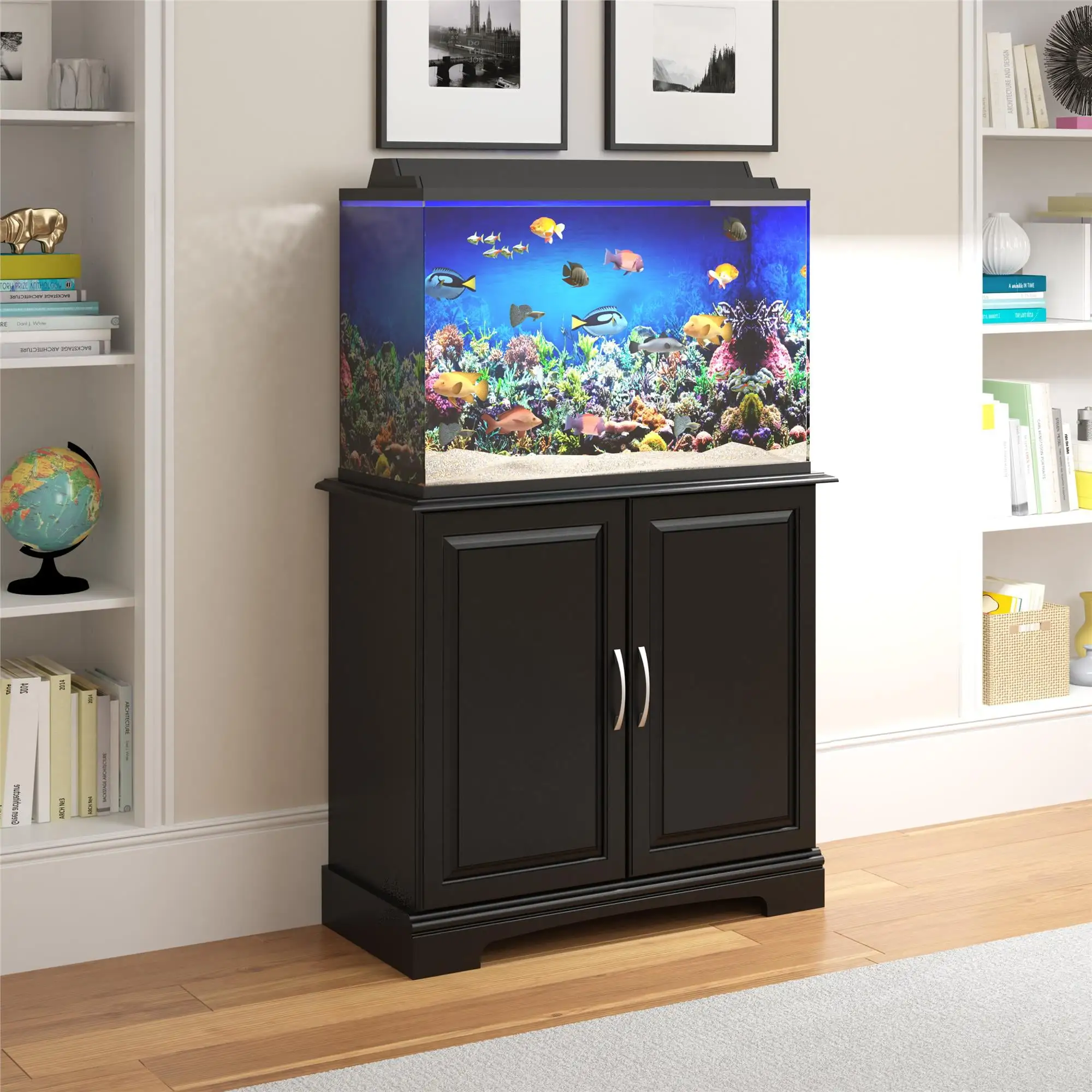 Ameriwood Home Alta Vista 29 - 37 Gallon Aquarium Stand. Multiple Colors