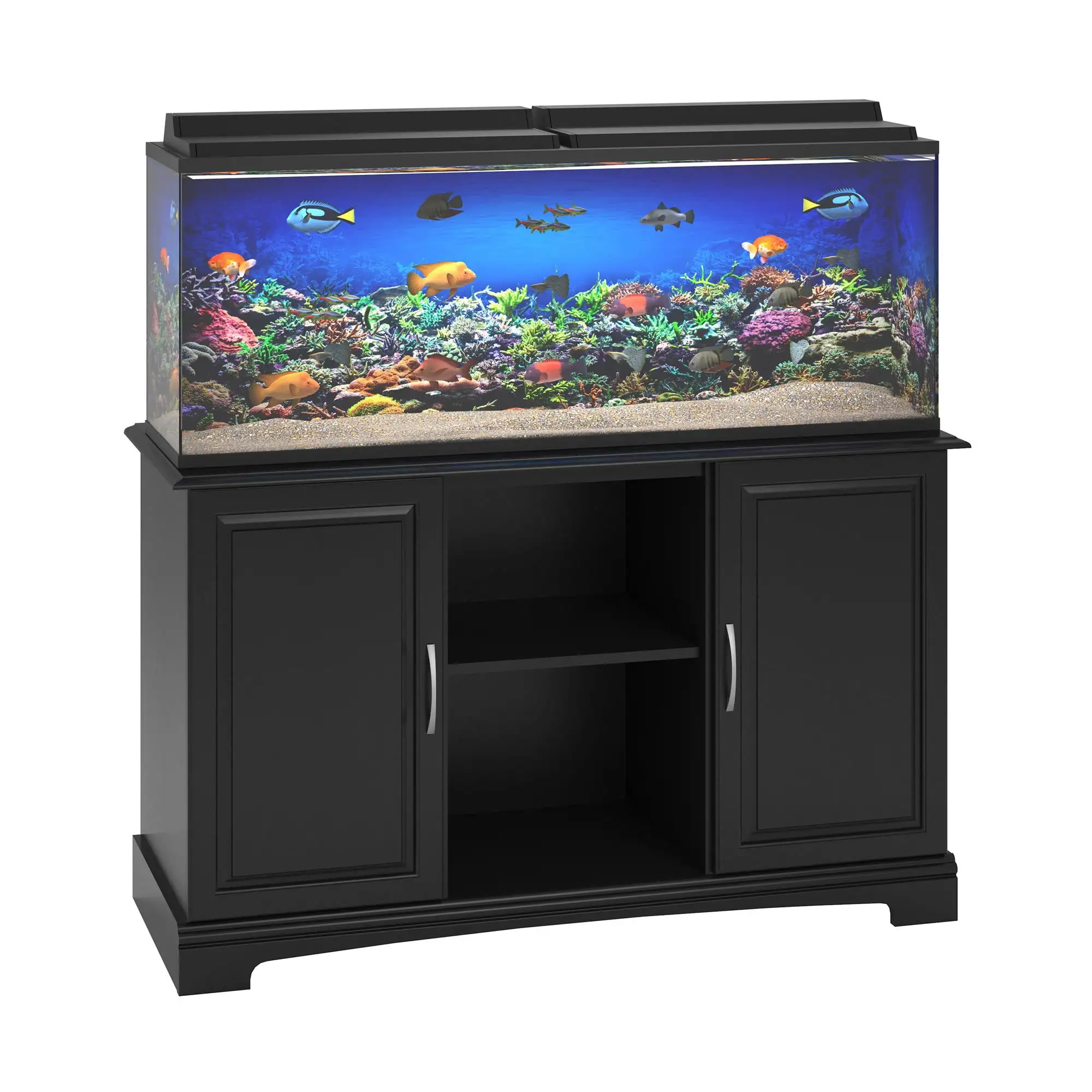 Ameriwood Home Alta Vista 50 - 75 Gallon Aquarium Stand. Multiple Colors