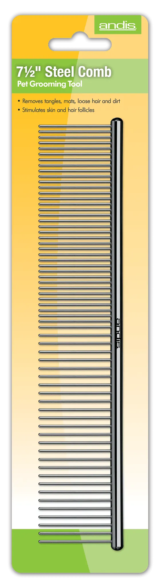 Andis Pet Grooming Steel Comb. 7.5 Inches