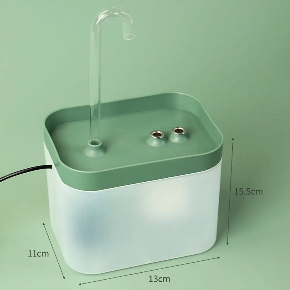 Anti-dry Design USB Port Charging Automatic Cat Water Dog Water Dispenser with Smart Pump for Cats Cat Water Bowl