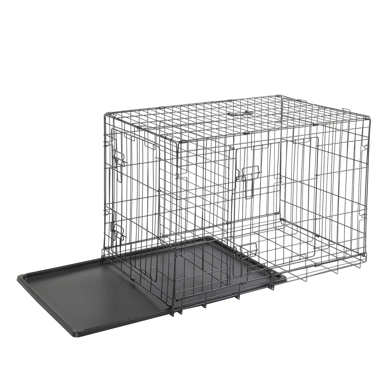 Anvazise 36 Pet Kennel Cat Dog Folding Steel Crate Animal Playpen Wire Metal