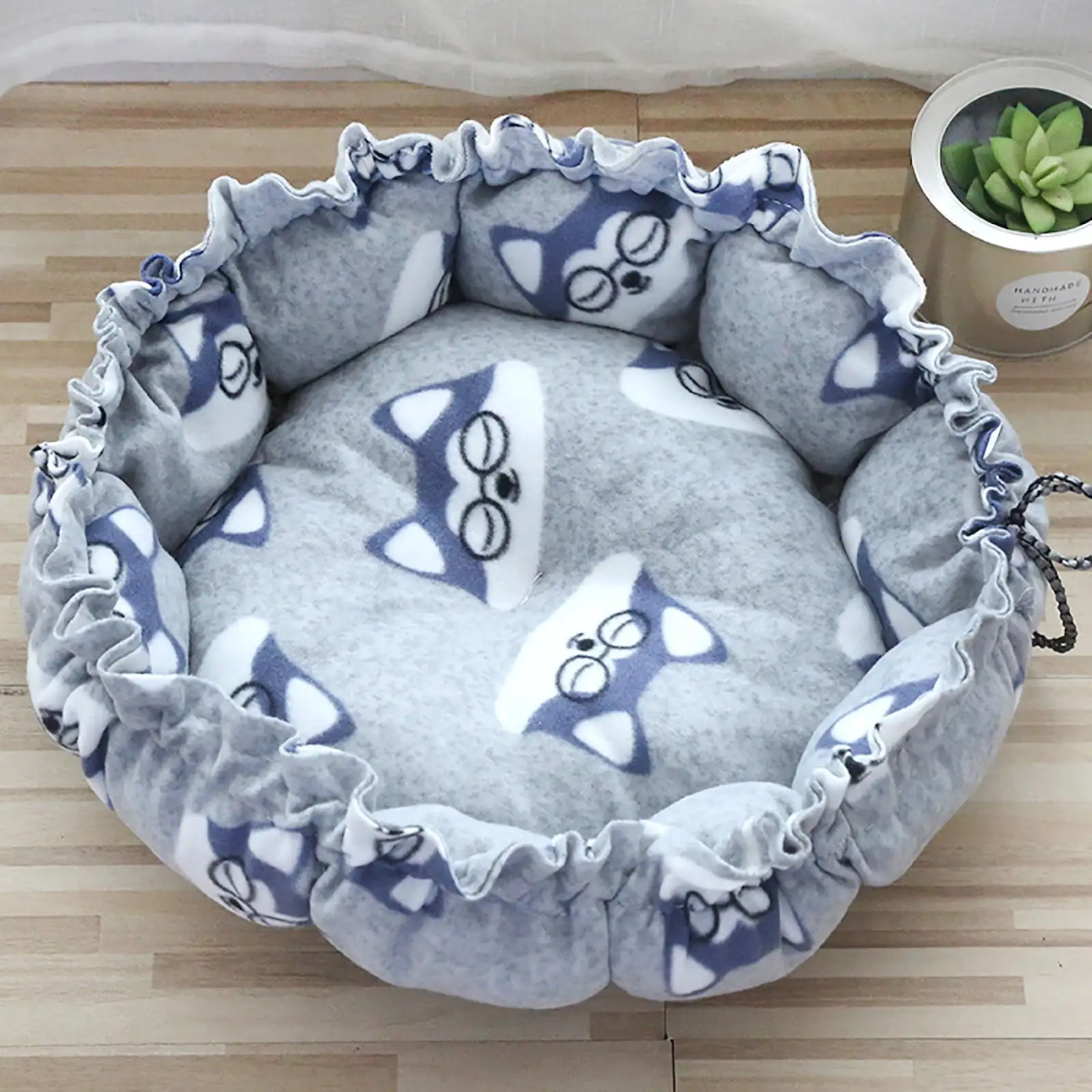 Apmemiss Cat Bed Clearance Cat Bed. Cat Beds for Indoor Cats Washable. Small Dog Bed Calming Pet Bed. Non-Slip Bottom Washable Pet Mat for Kittens Puppy Pets Clearance Items