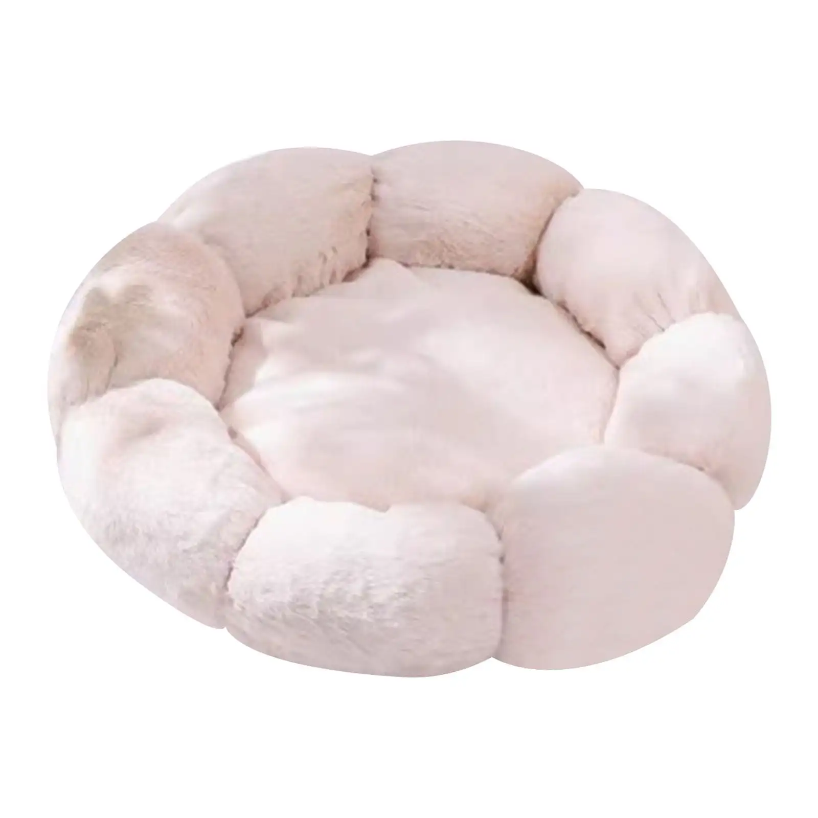 Apmemiss Cat Bed Clearance Soft Plush Round Pet Bed for Cats or Small Dogs. Mini Medium Sized Dog Cat Bed Self Warming Autumn Winter Indoor Snooze Sleeping Cozy Kitty Teddy Kennel