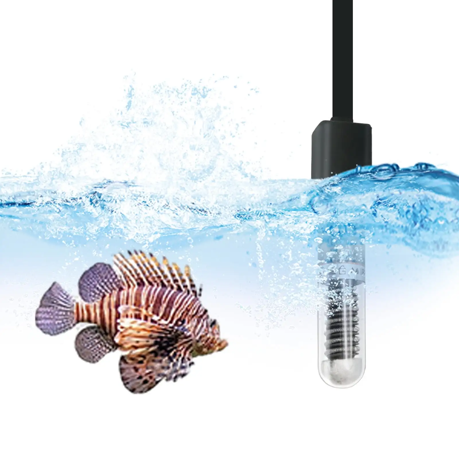 Apmemiss Clearance 25W Aquarium Heater Mini Fish Tank Heater Adjustable Submersible Aquarium Heater Betta Heater Turtle Heater with LED Display thermostat - for 1-10 Gallon Tanks