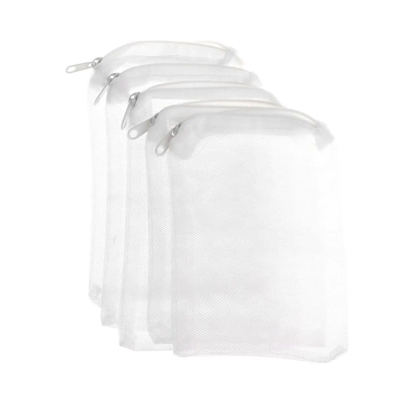 Aquarium Filter Bags - Reusable Mesh with Zipper for Bio Balls. 5 Pieces