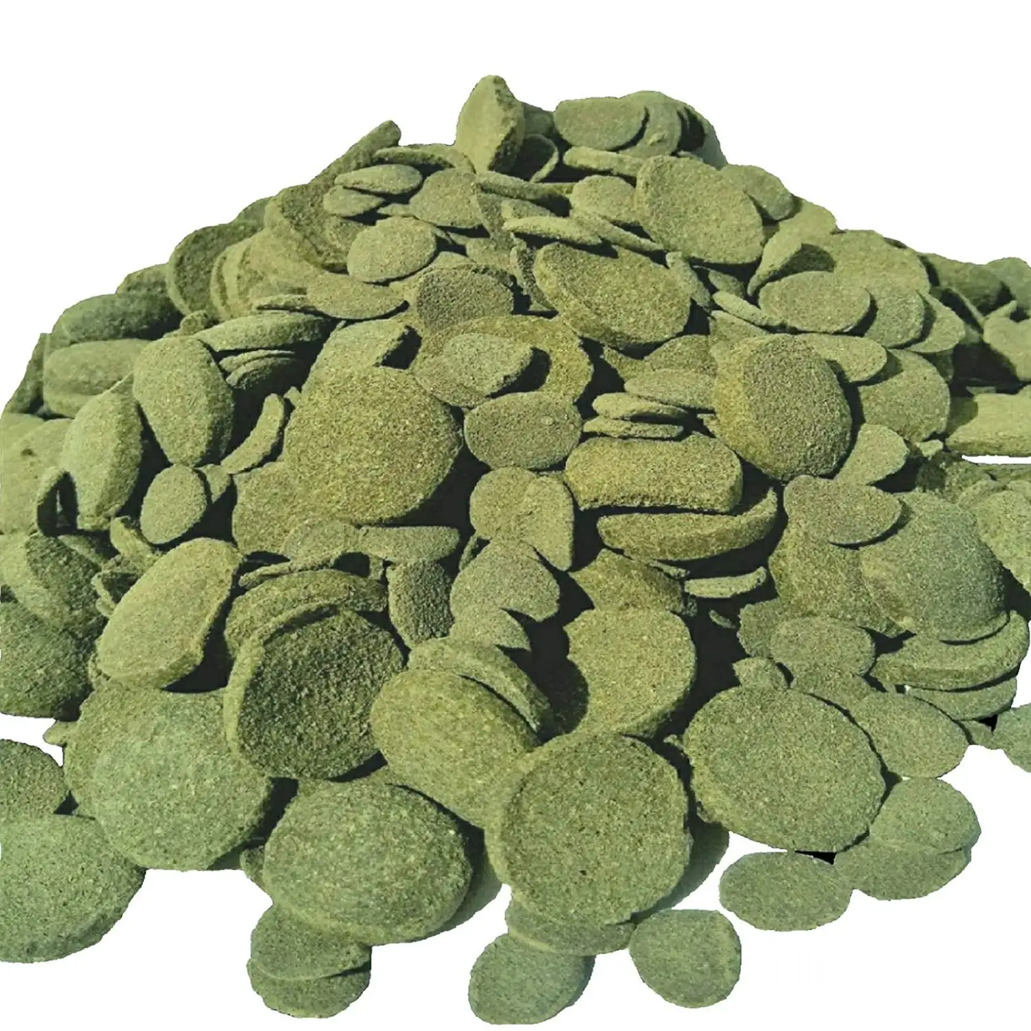 Aquatic Foods Wafers 2-Size Wafers of Spirulina. Algae. for Plecos. Catfish. Snails. Shrimp ALL Bottom Fish & More - 1/2-lb