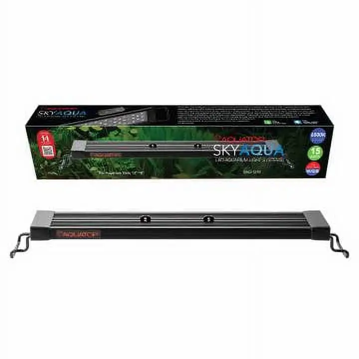 Aquatop LED Aquarium Light. 6.500K Spectrum. Fits 18-24 inch tank. SkyAqua. UL & CSA. SAQ-1824