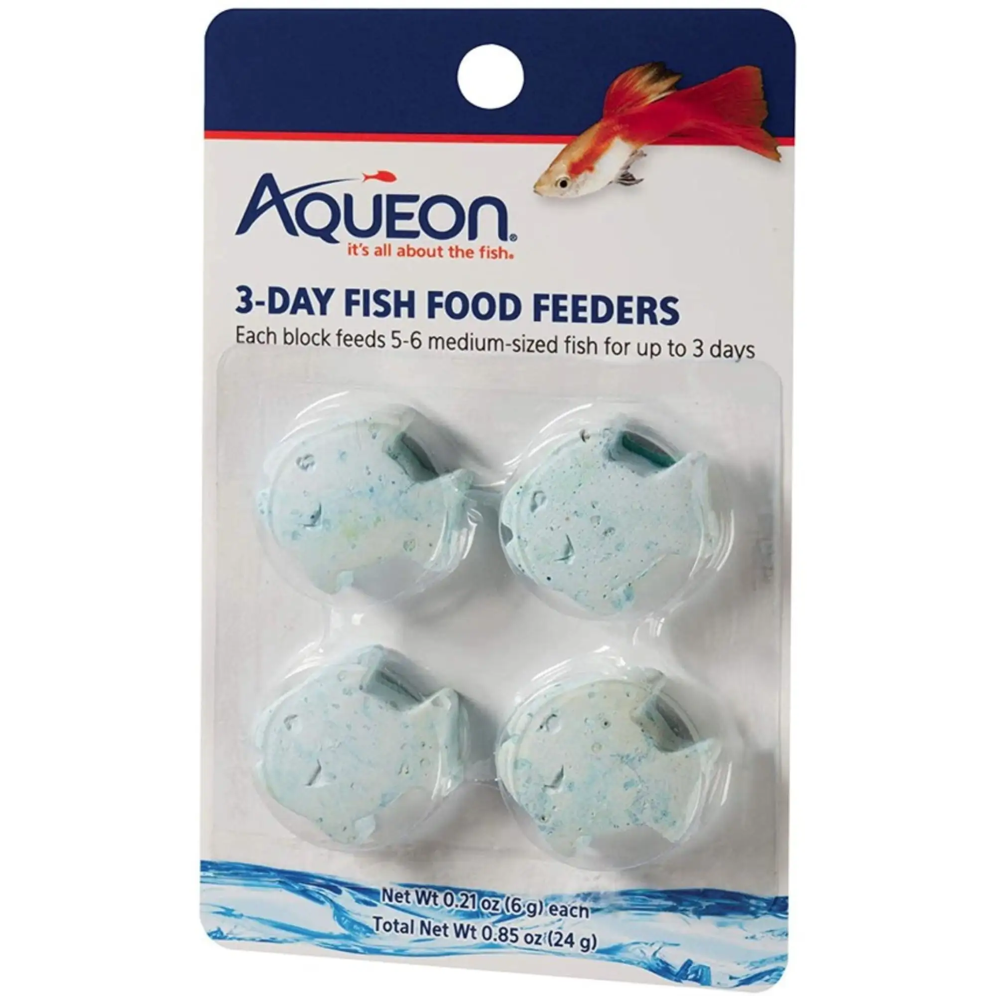 Aqueon 3-Day Fish Food Feeders