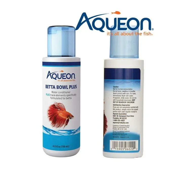 Aqueon Betta Bowl Plus Water Conditioner. 4 oz