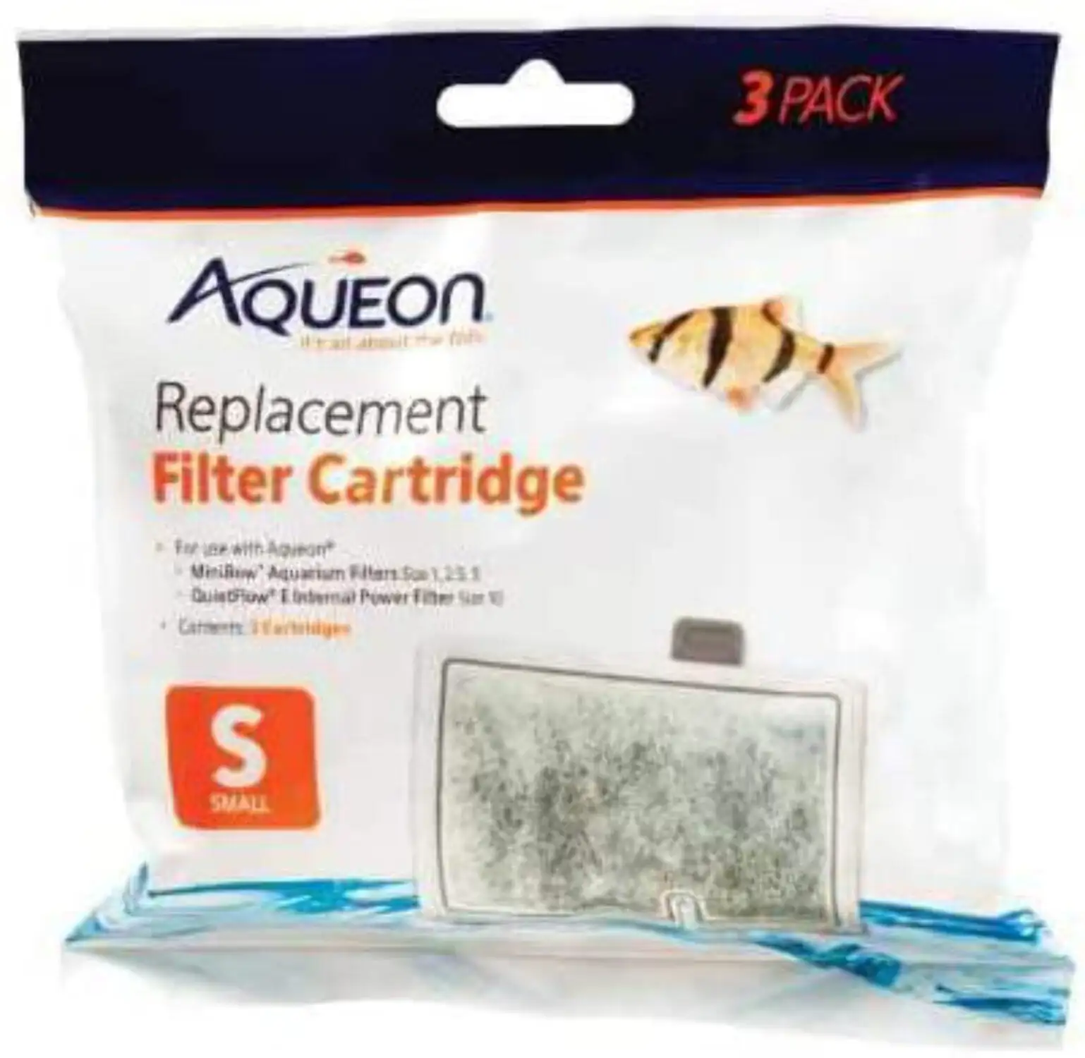 Aqueon Filter Cartridge Small 3-Pack