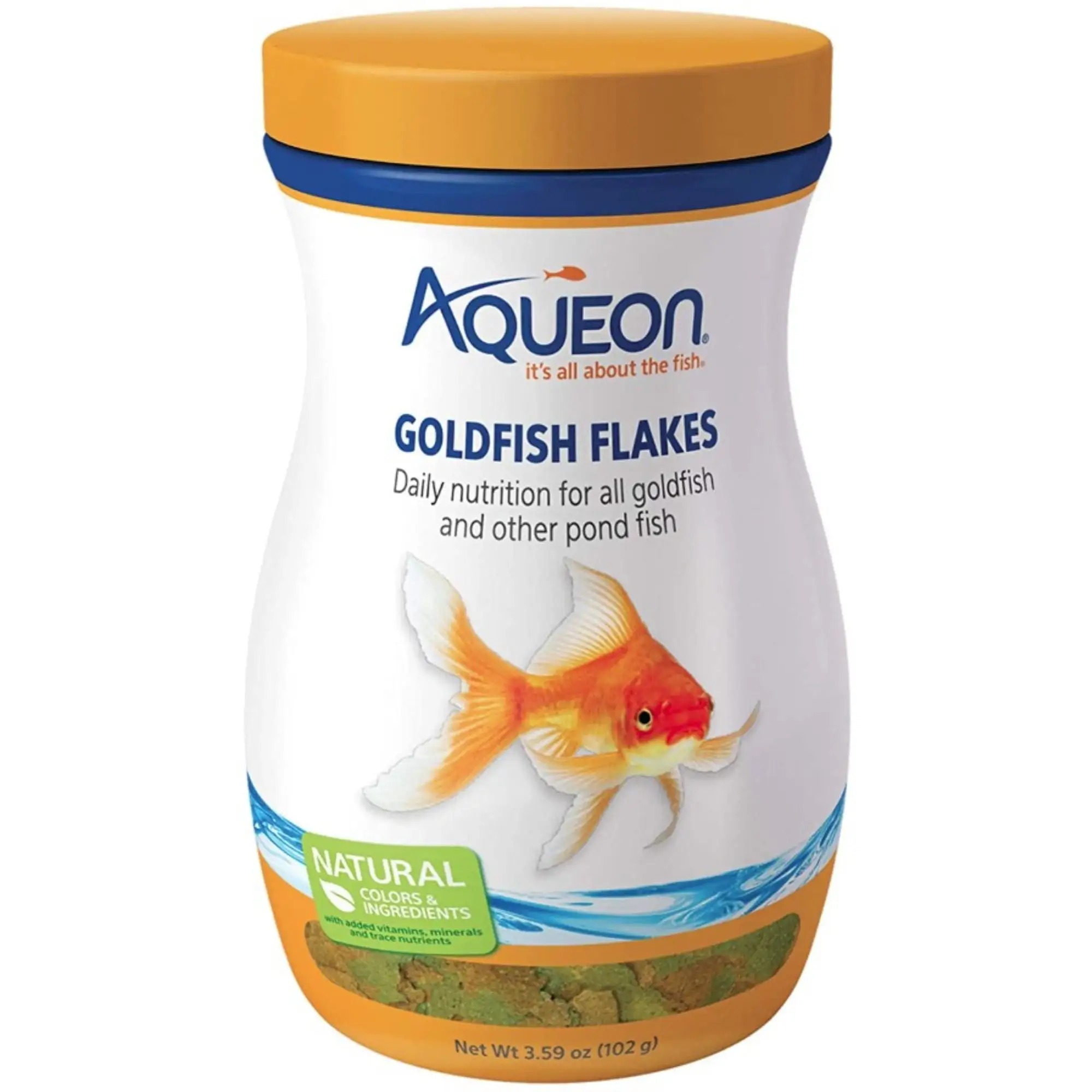 Aqueon Goldfish Flakes Daily Nutrition for All Goldfish and Other Pond Fish