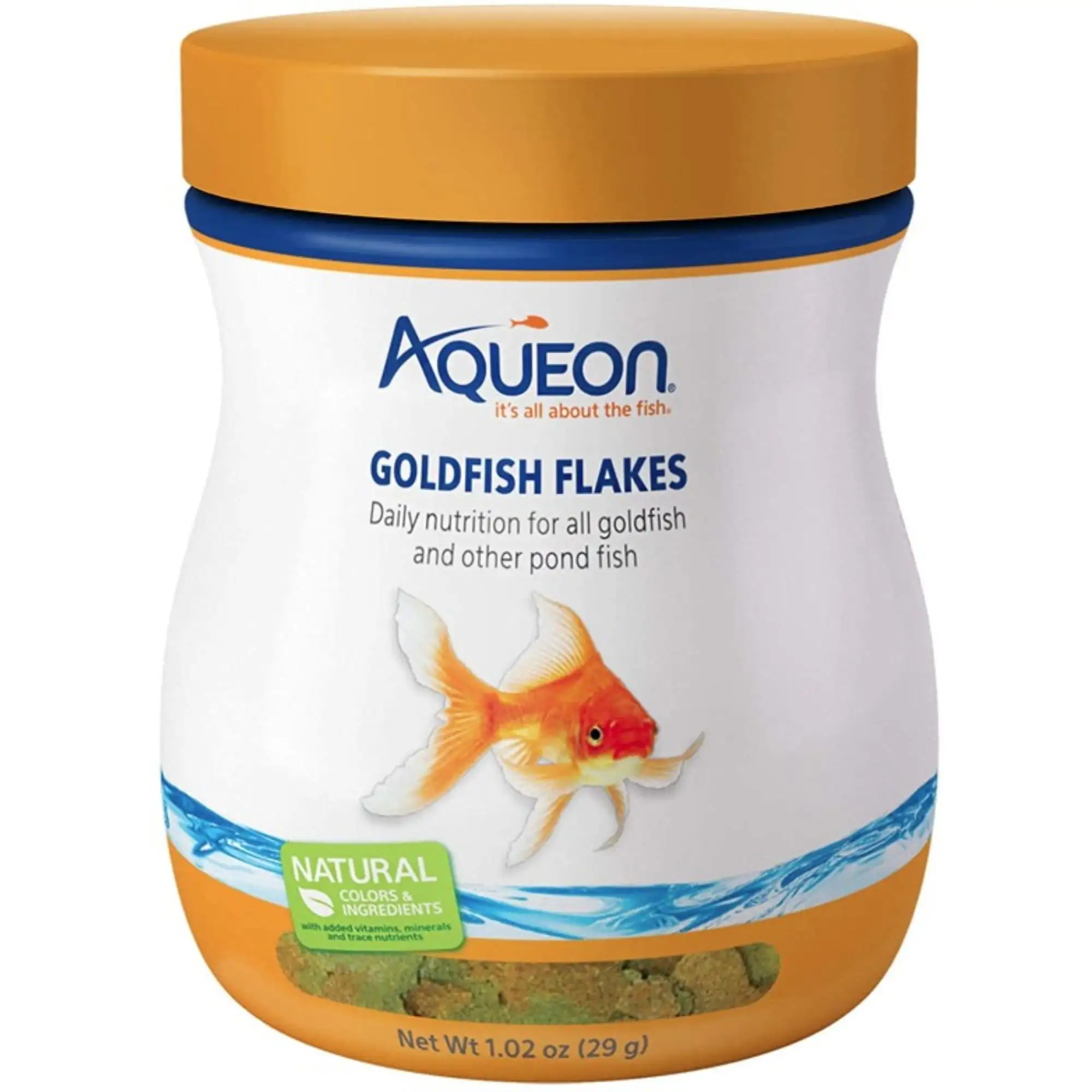 Aqueon Goldfish Flakes Daily Nutrition for All Goldfish and Other Pond Fish