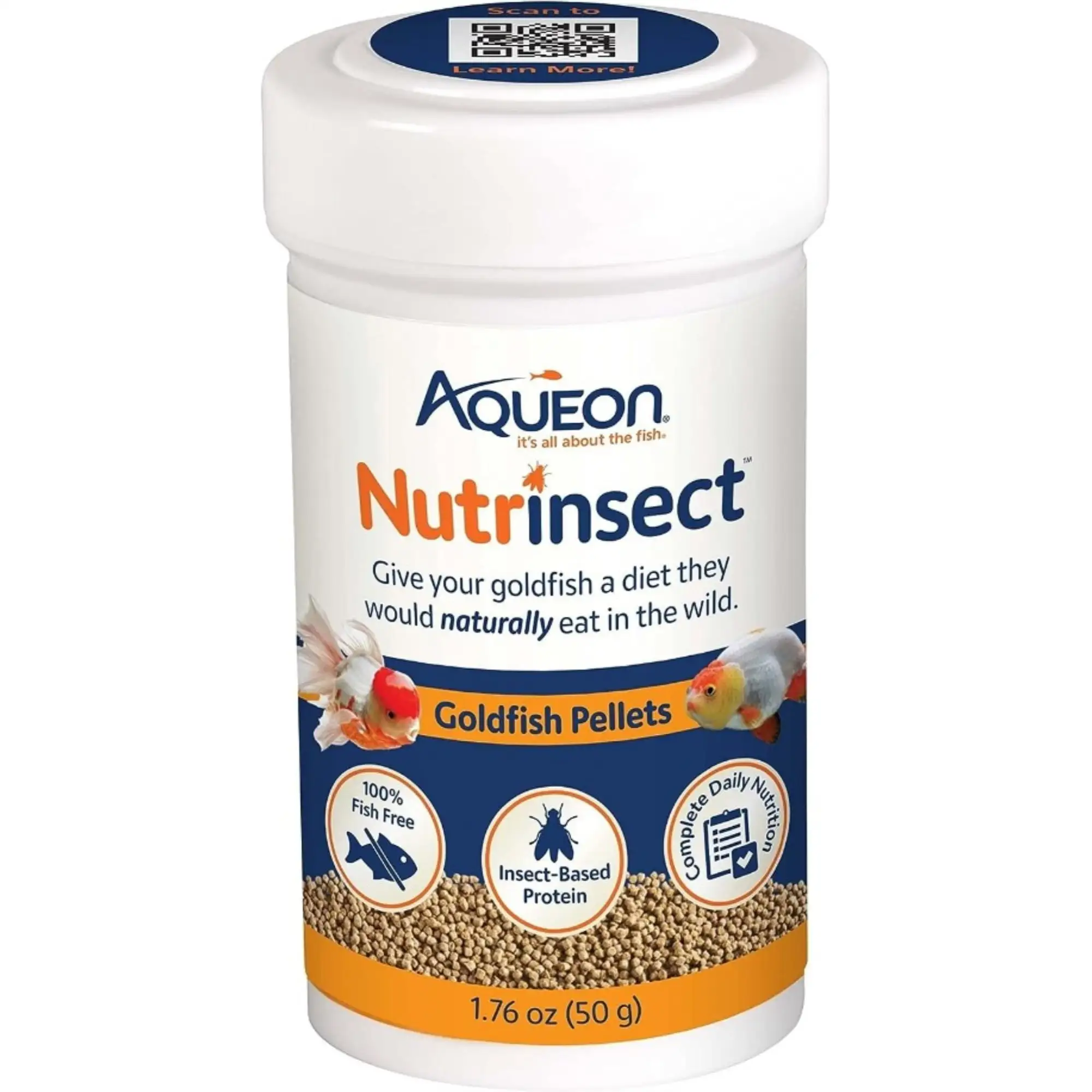 Aqueon Nutrinsect Goldfish Pellets