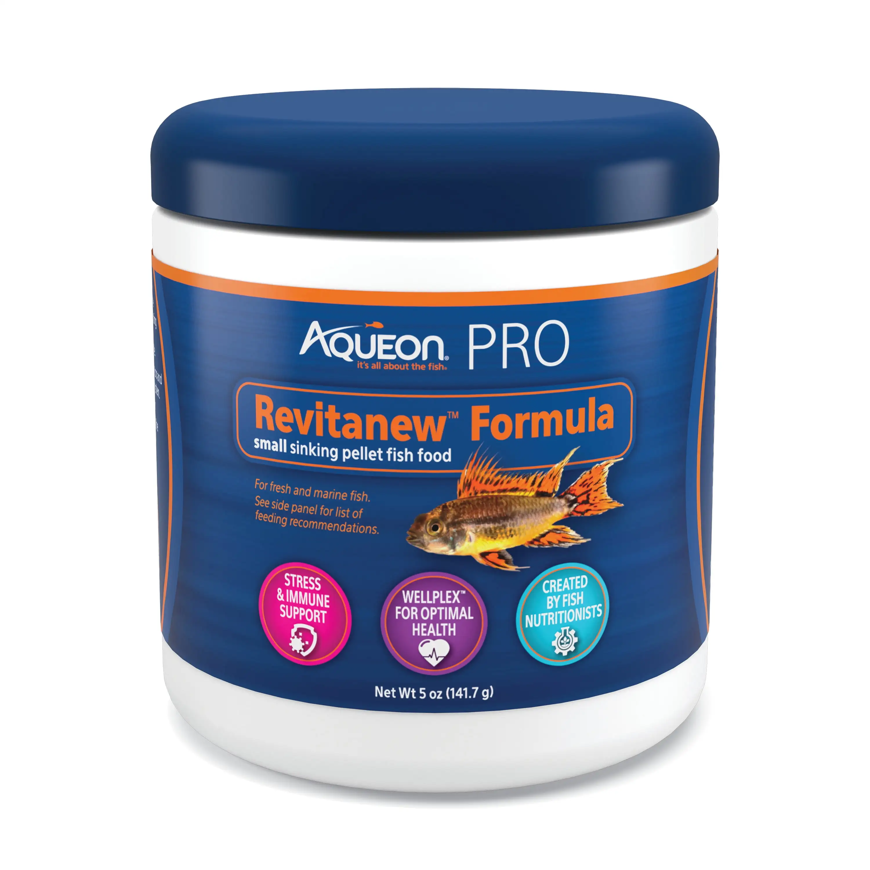 Aqueon Pro Foods Revitanew? Fish Food Formula Medium 5 oz