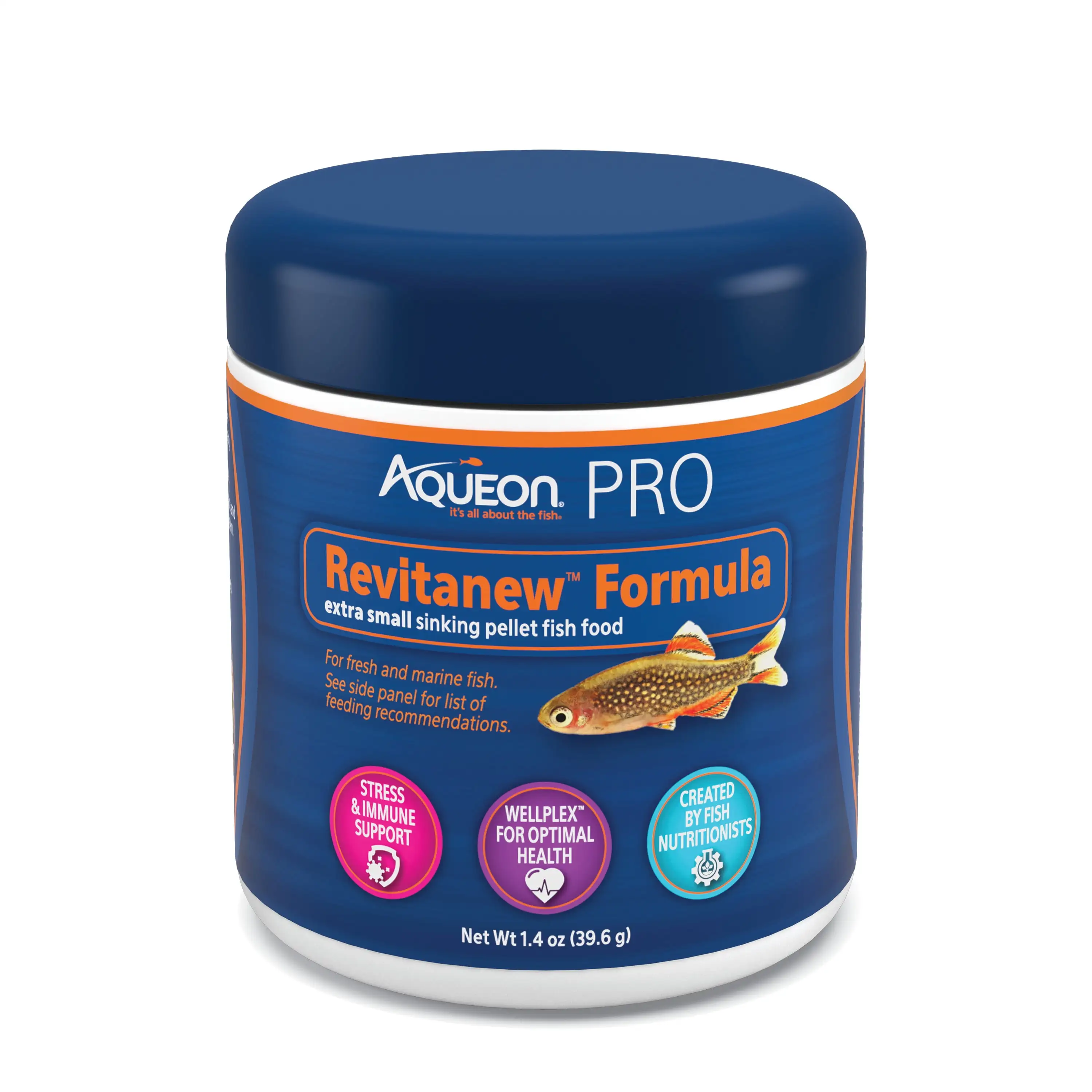 Aqueon Pro Foods Revitanew? Fish Food Formula Small 1.4 oz