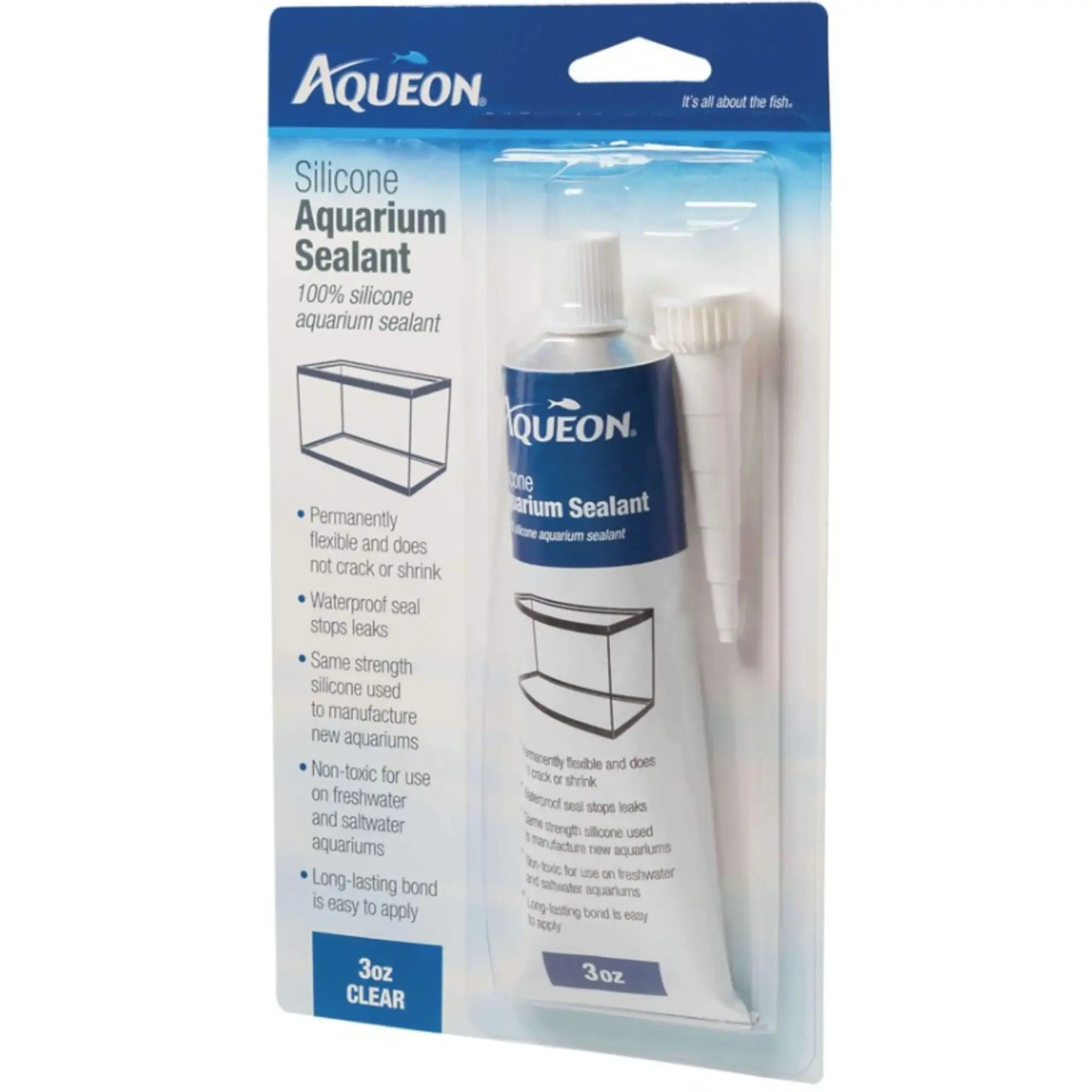 Aqueon Silicone Aquarium Sealant Clear