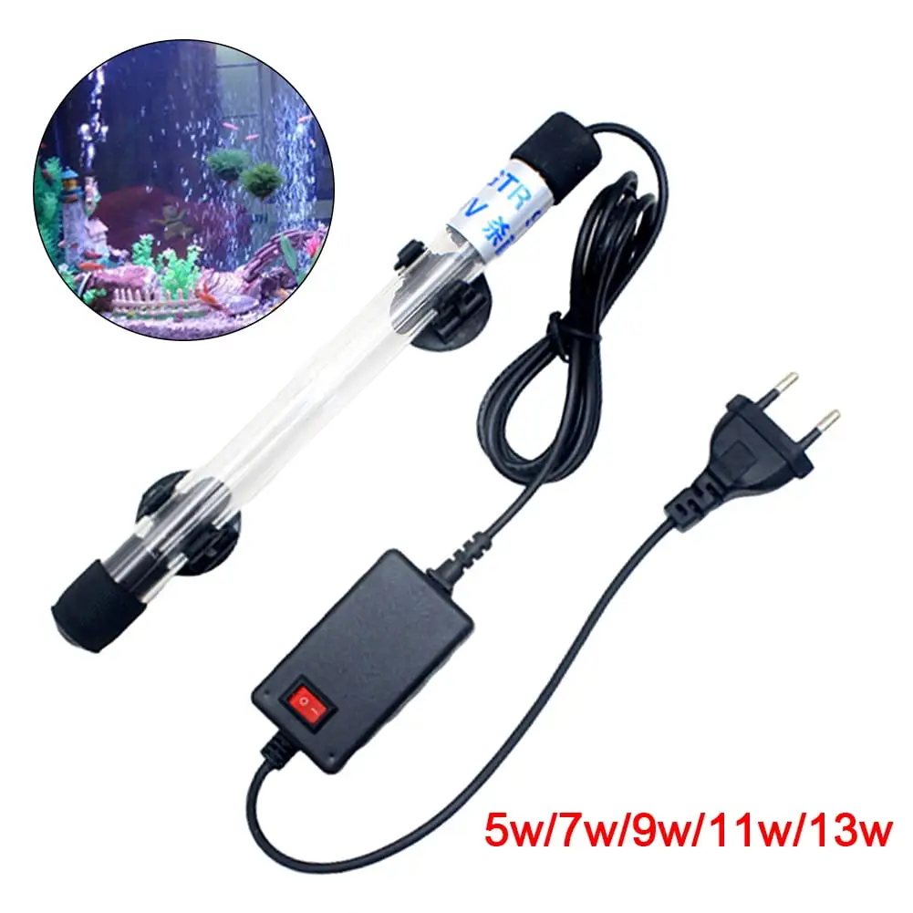 Archer 5/7/9/11/13W Aquarium Submersible UV Light Fish Tank Underwater Purifier Lamp