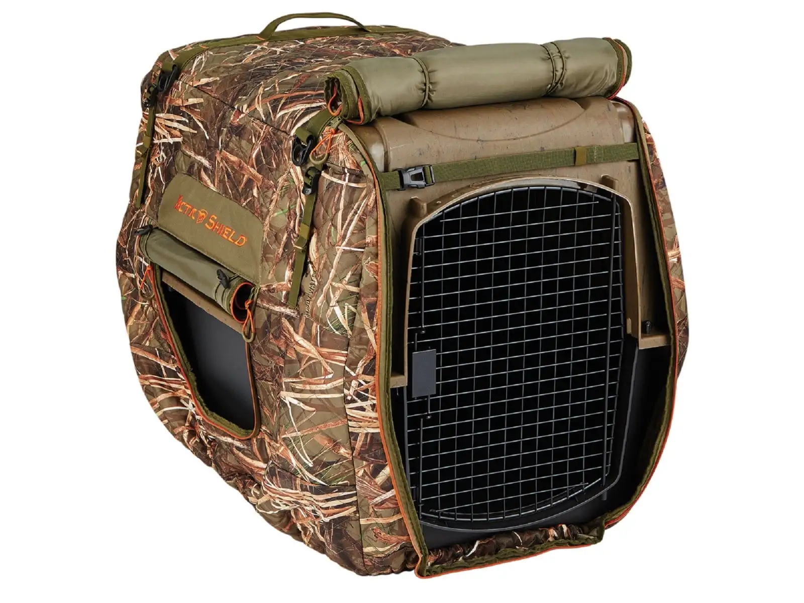 ArcticShield Insulated Kennel Cover in Muddy Water Camouflage - Medium