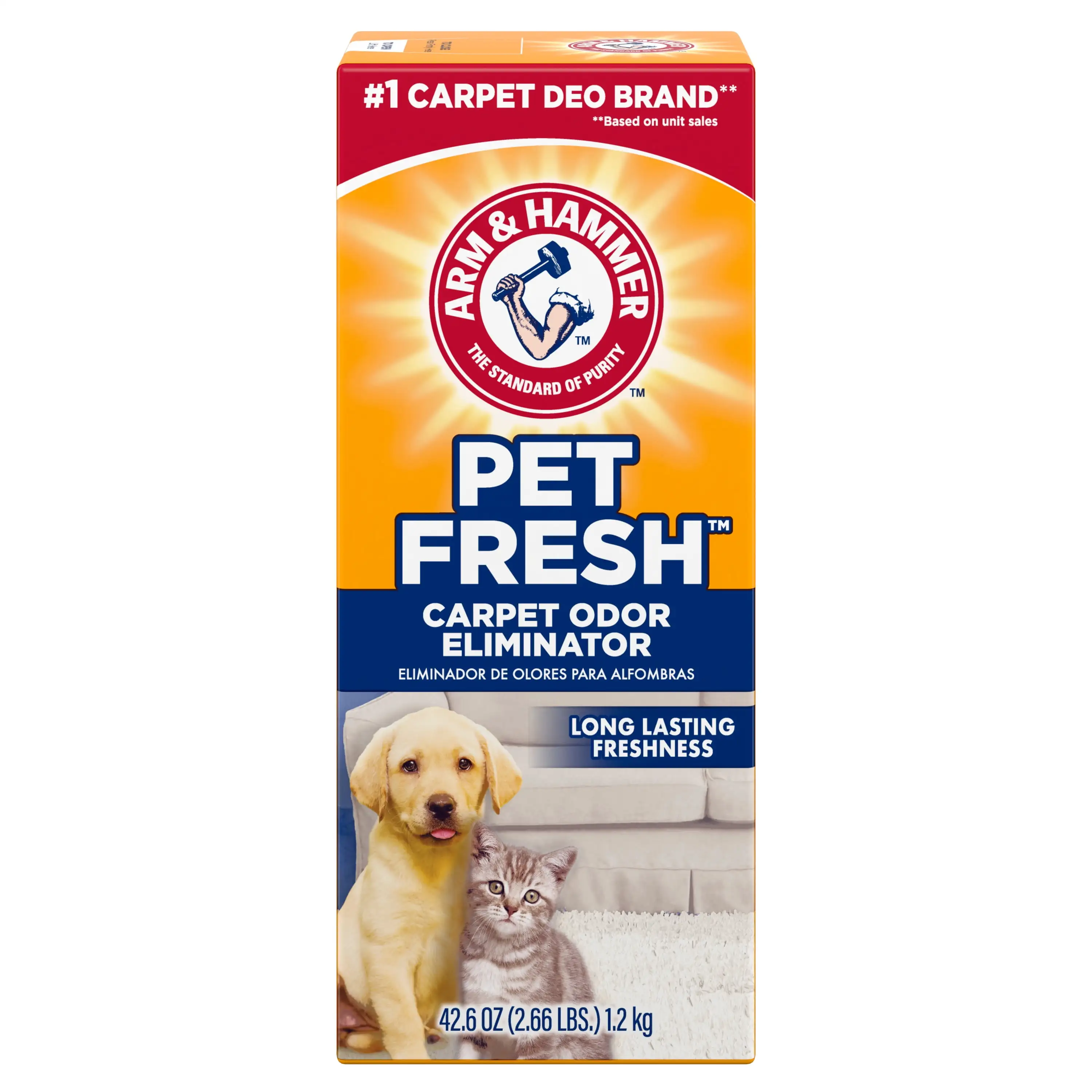 Arm & Hammer Carpet Odor Eliminator. Pet Fresh. 42.6 oz