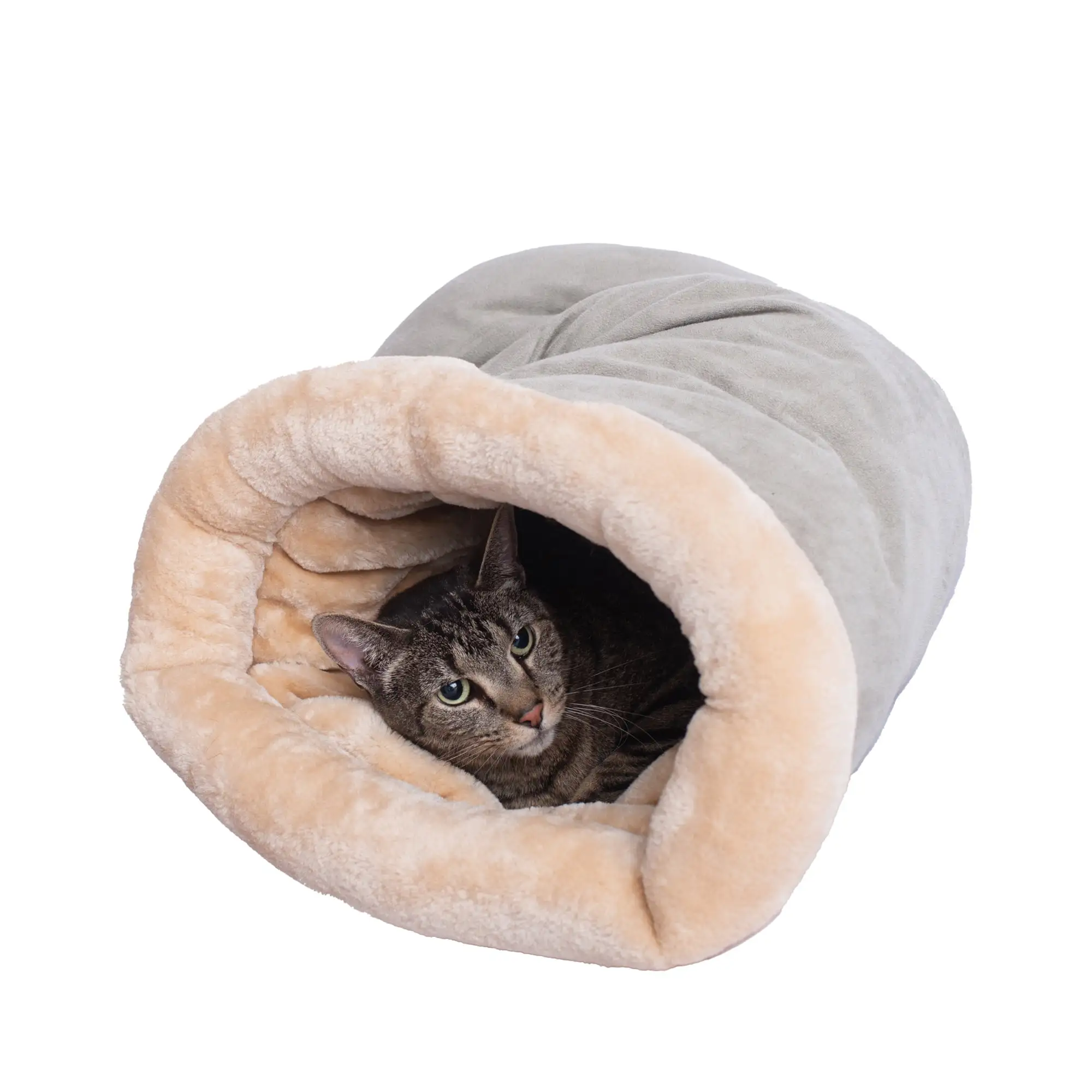 Armarkat Burrow Pet Cat Bed. Sage Green