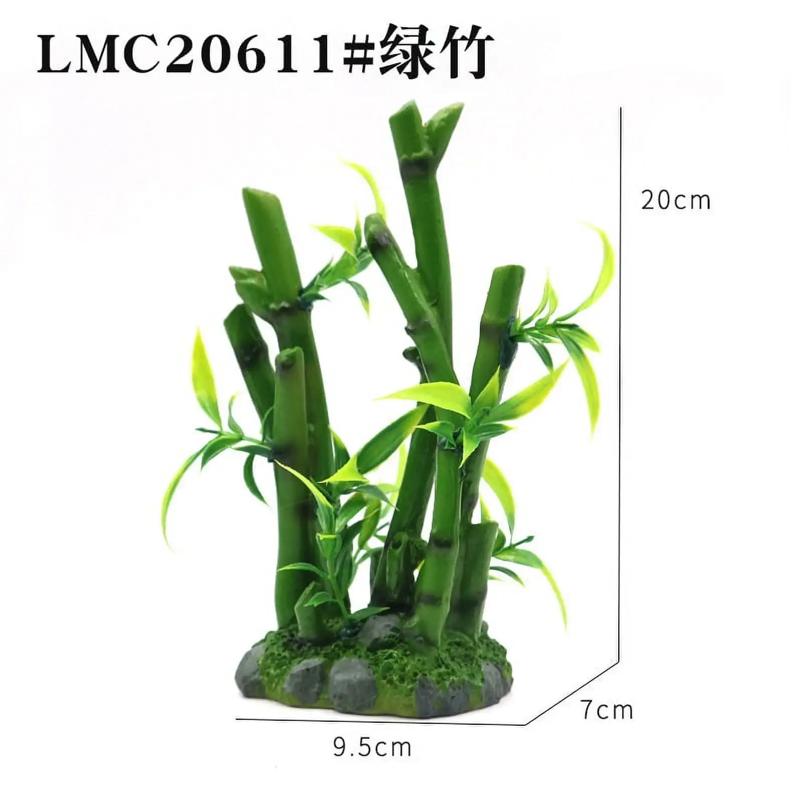 Artificial Bamboo Ornament Reptile Climbing Plant Turtle Tank Plant Reptile Plant Decor Reptile Accessory