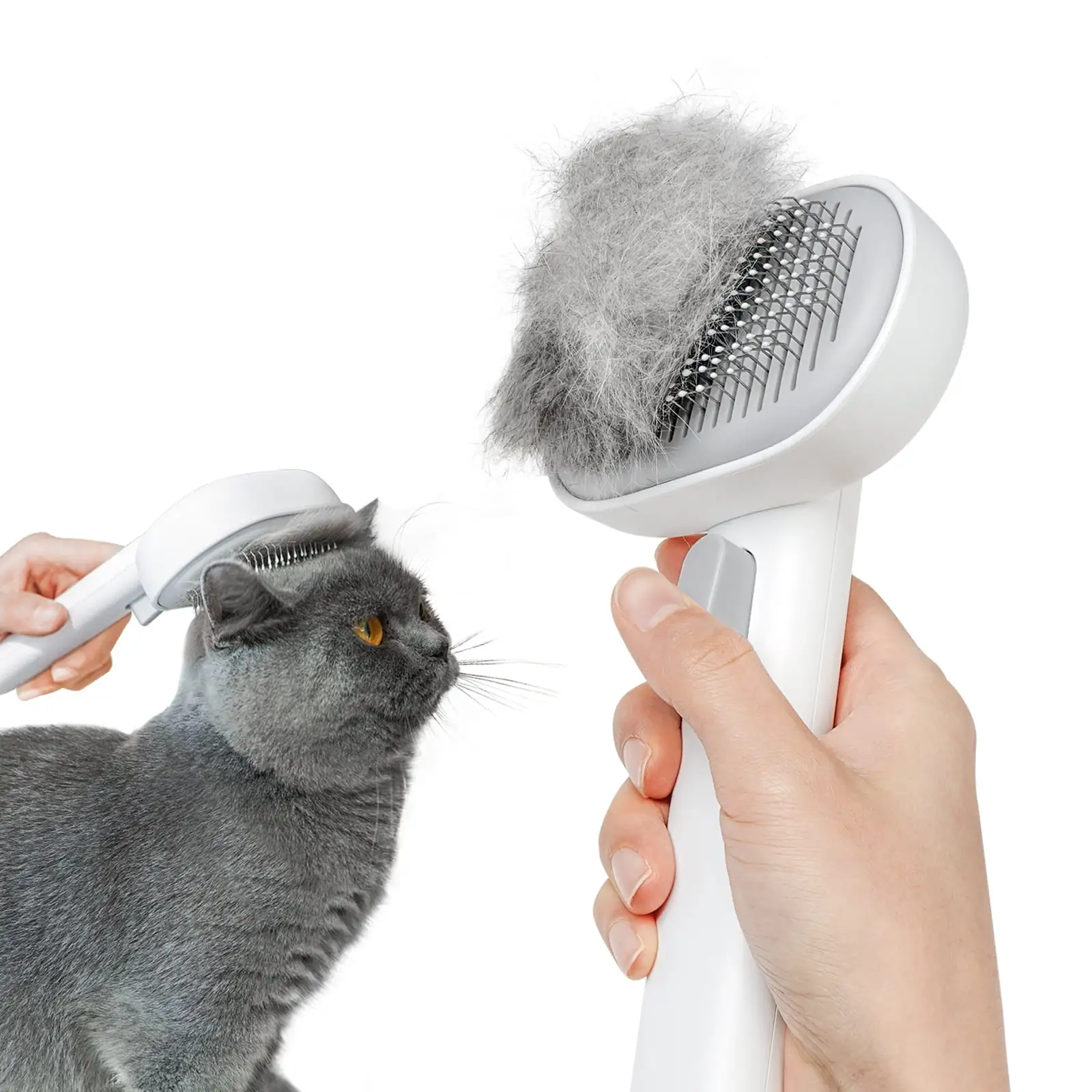 Aumuca Cat Brush for Shedding. Cat Brushes for Indoor Cats. Cat Brush for Long or Short Haired Cats. Cat Grooming Brush Cat Comb Removes Loose Fur