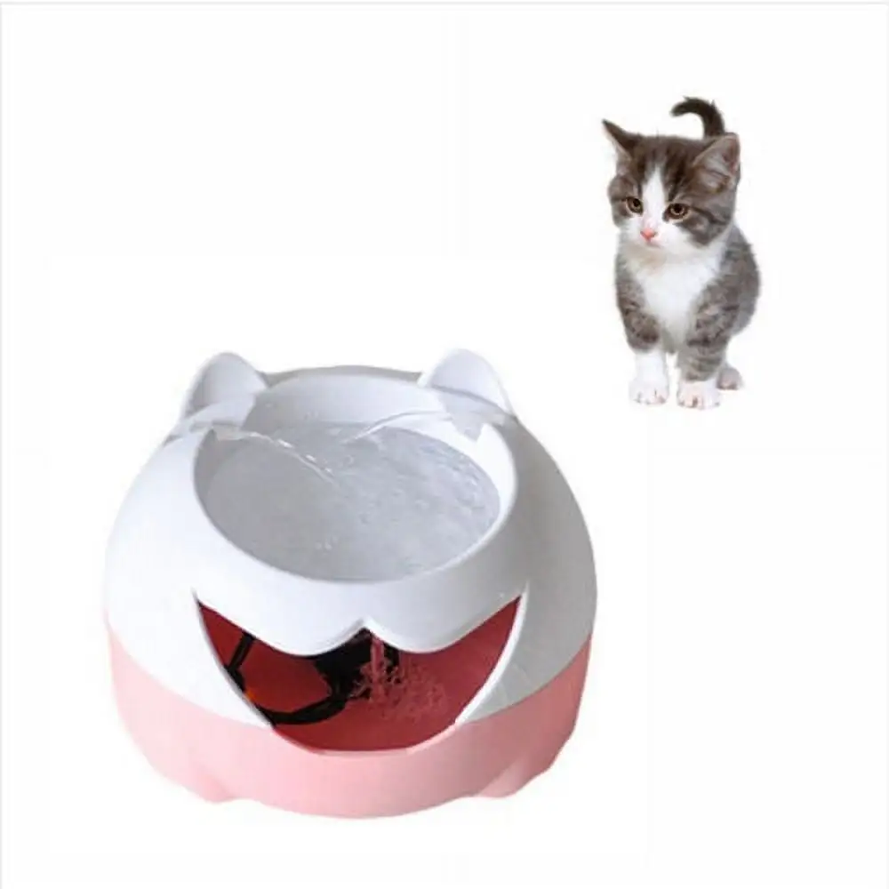 Automatic Pet Cat Dog Water Fountain Drinking Water Feeder Pet Food Bowl Dish Dispenser Feeder