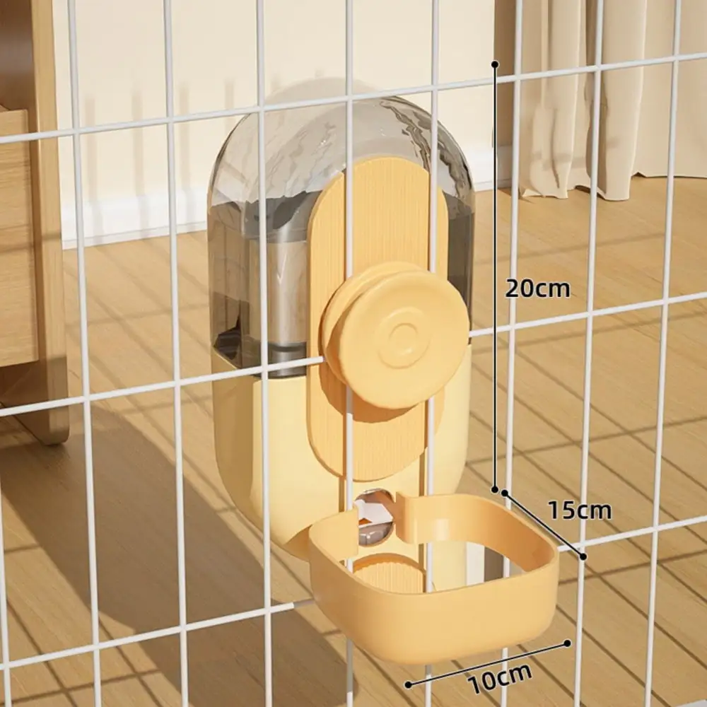 Automatic Pet Dog Bowls Cage Hanging Feeder Pet Water Bottle Food Container Dispenser Bowl For Puppy Cats Rabbit Feeding