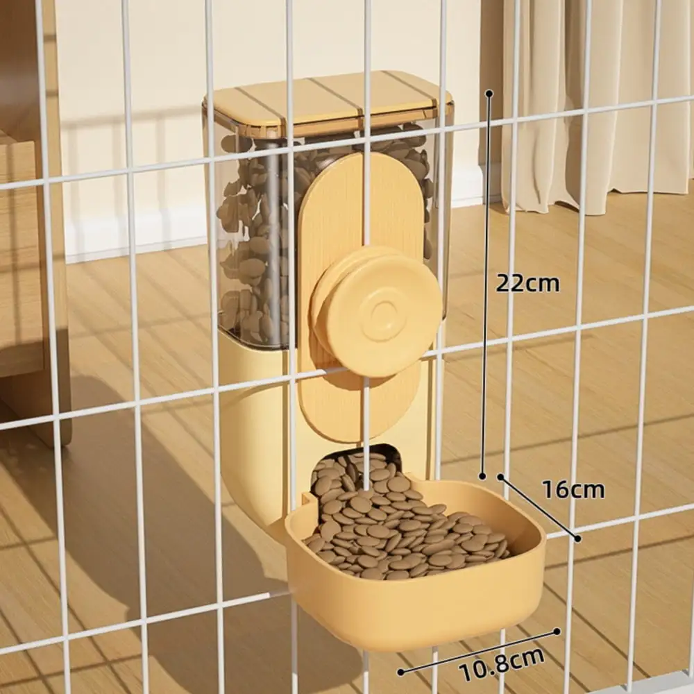 Automatic Pet Dog Bowls Cage Hanging Feeder Pet Water Bottle Food Container Dispenser Bowl For Puppy Cats Rabbit Feeding