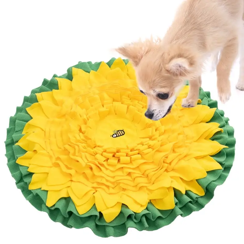 Avont Snuffle Mat for Dogs. Sniff Activity Mat Interactive Feeding Puzzle Slow Feeder for Puppies Cats Rabbits. 26 Inch