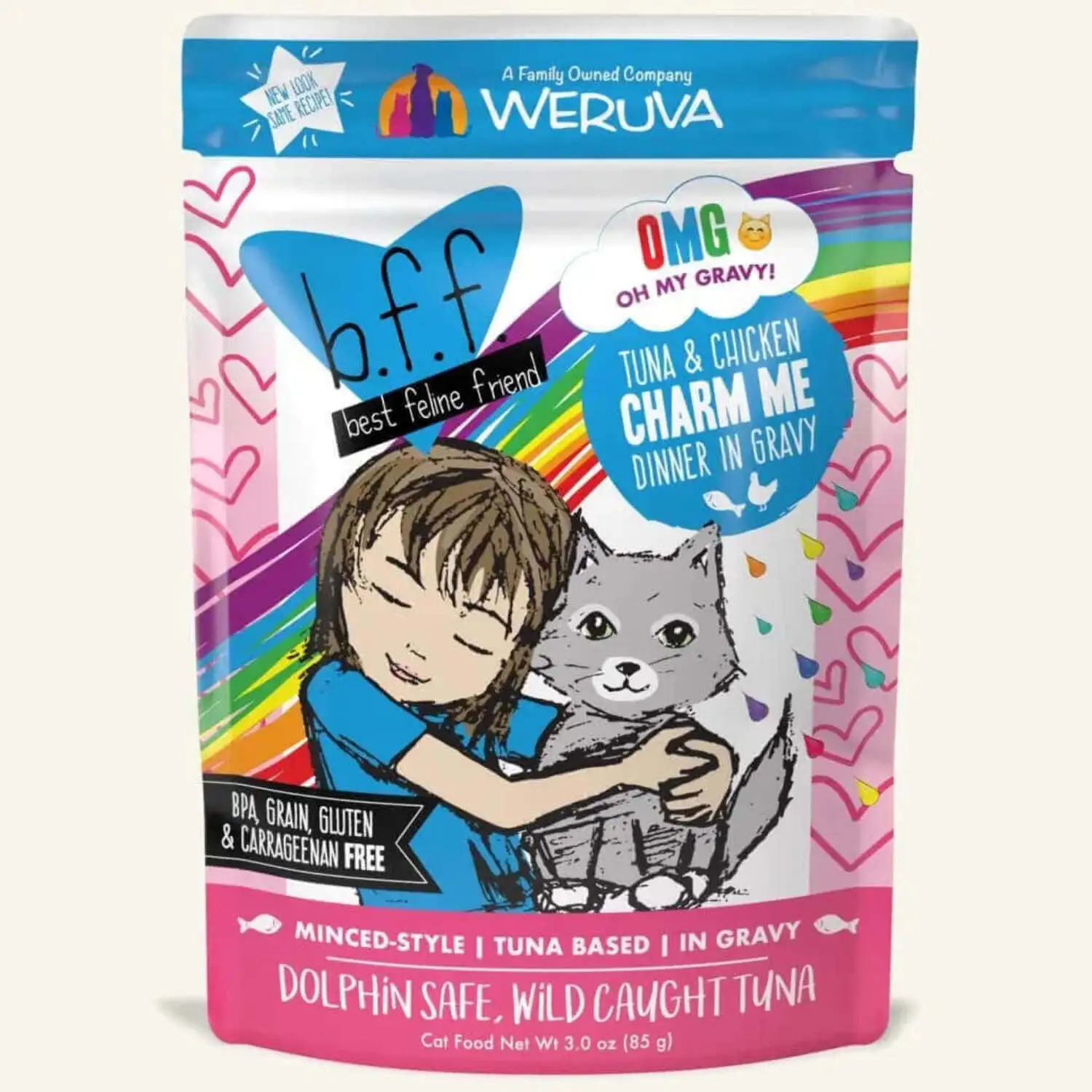 B.F.F. OMG - Best Feline Friend Oh My Gravy!. Tuna Chicken Charm Me